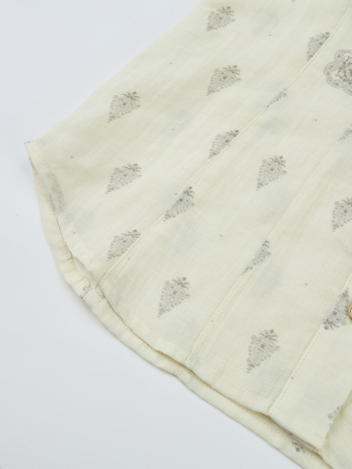 Sheer Medallion Blouse - Medallion