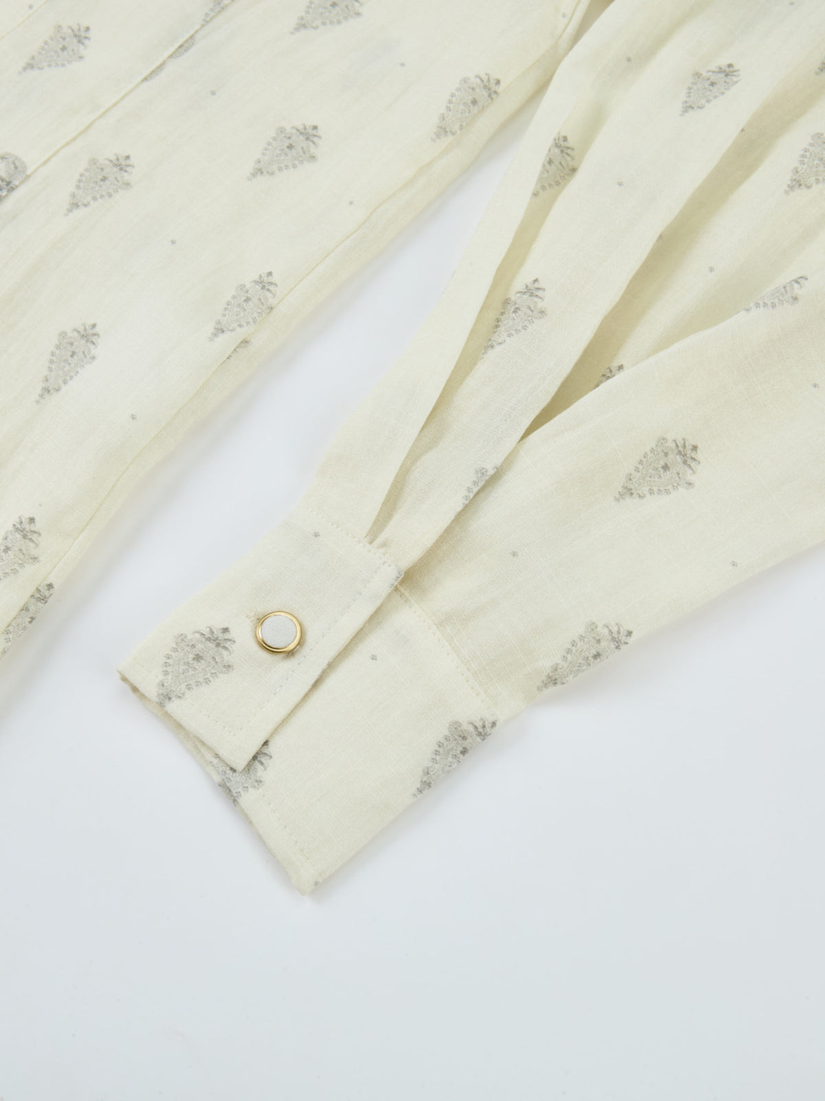 Sheer Medallion Blouse - Medallion