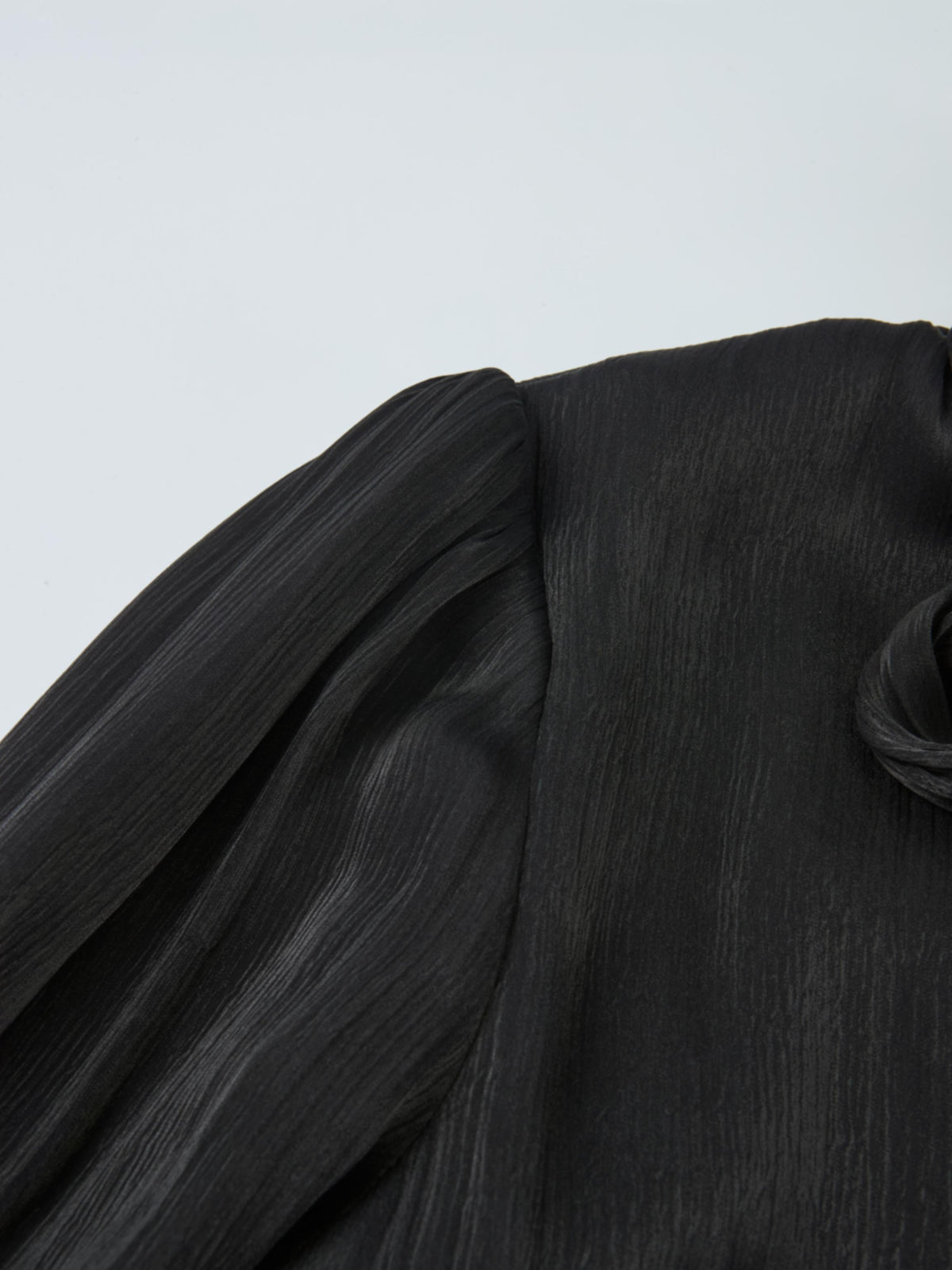 Embellished Yoke Dress - Black