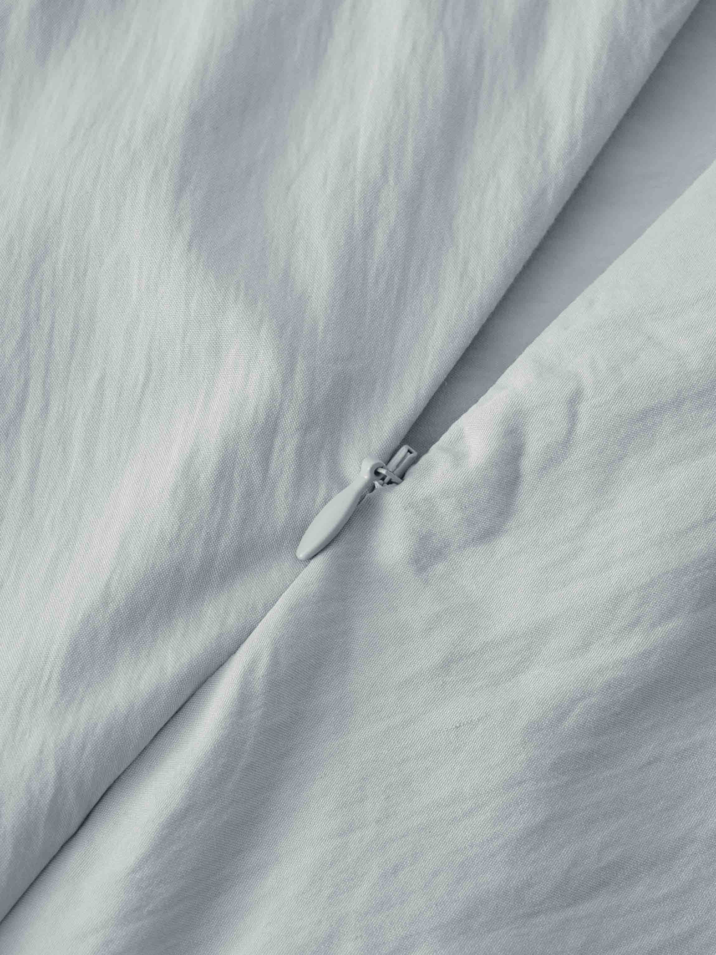 Crinkle Cotton Skirt 37"-Grey