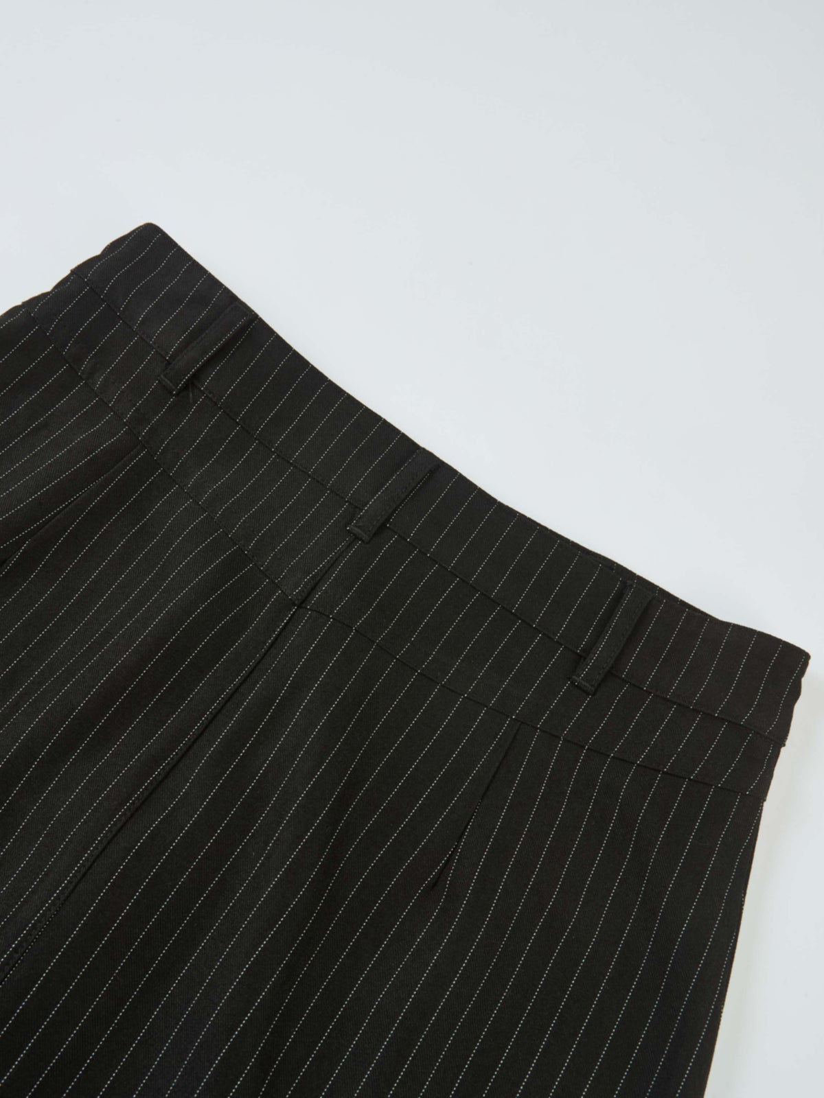 Front Pocket Button Skirt - Black