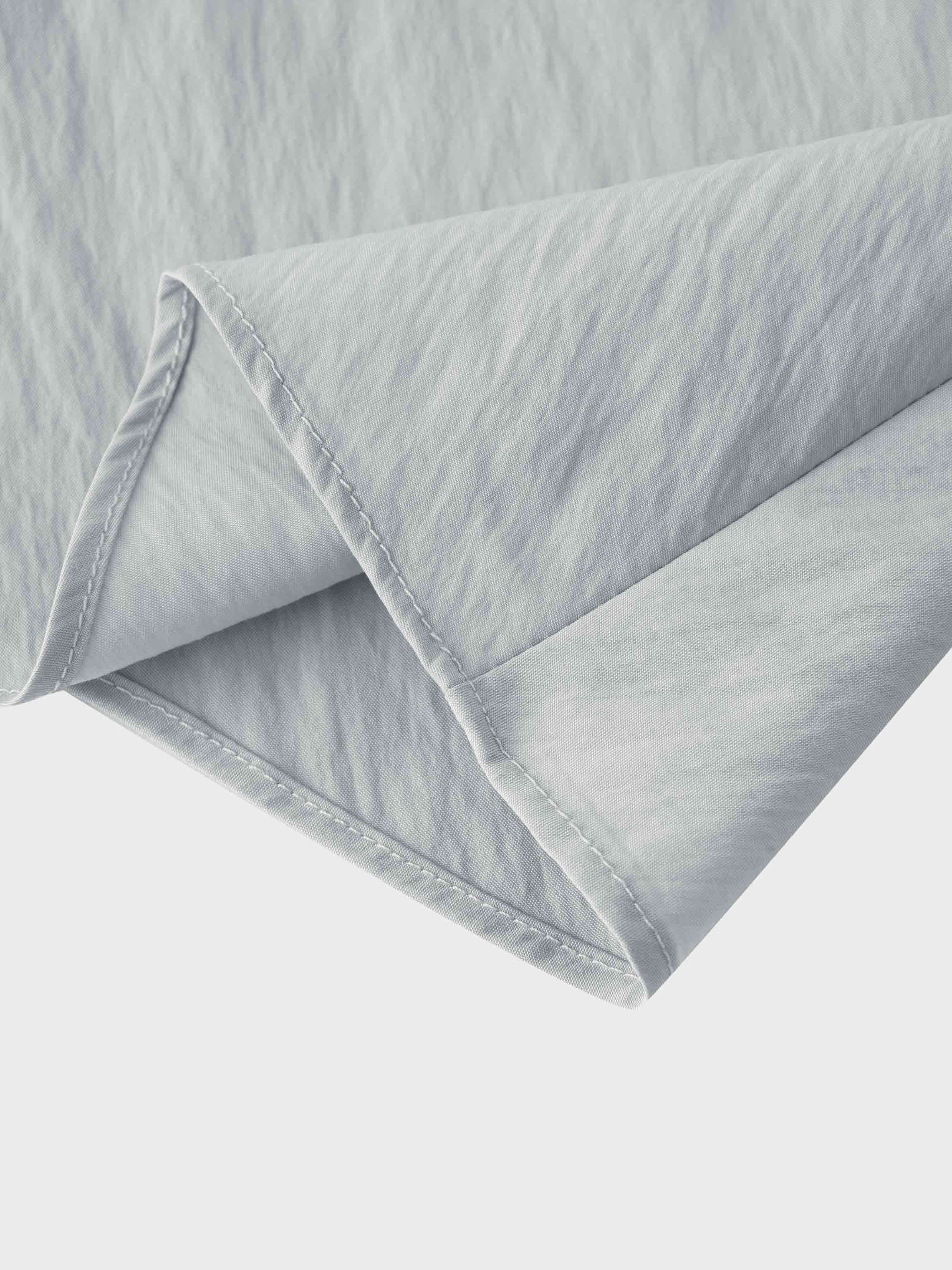 Crinkle Cotton Skirt 37"-Grey