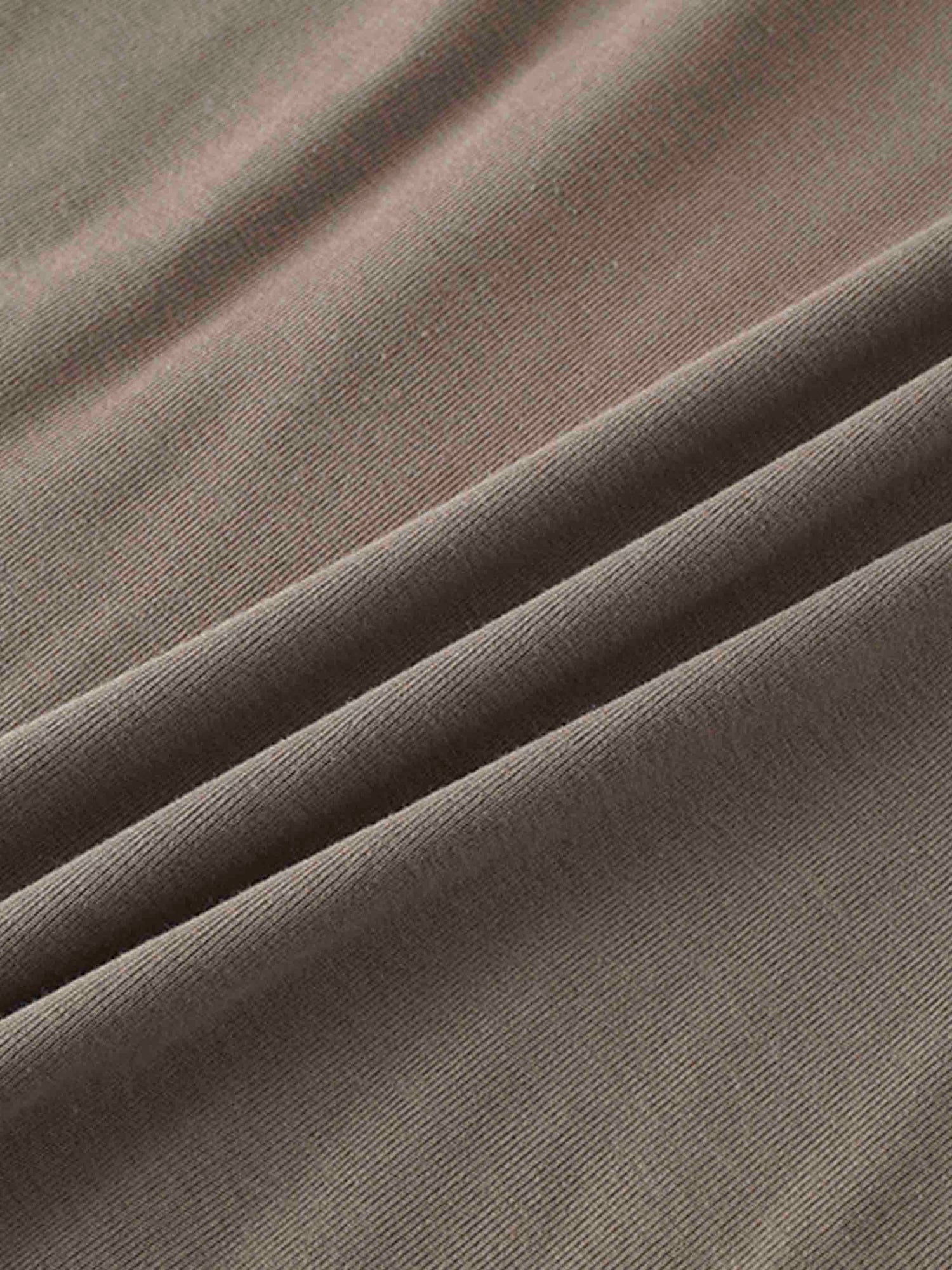 Basic T-Shirt Slip Dress-Olive