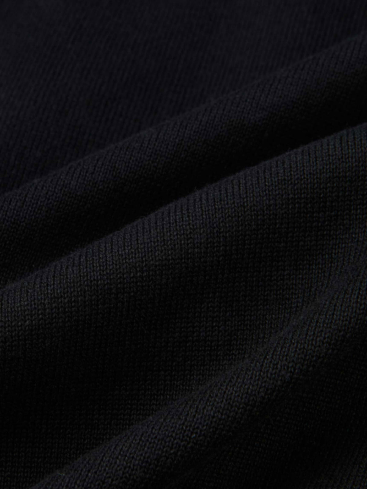 Eyelet Knit Trim Cardigan - Black
