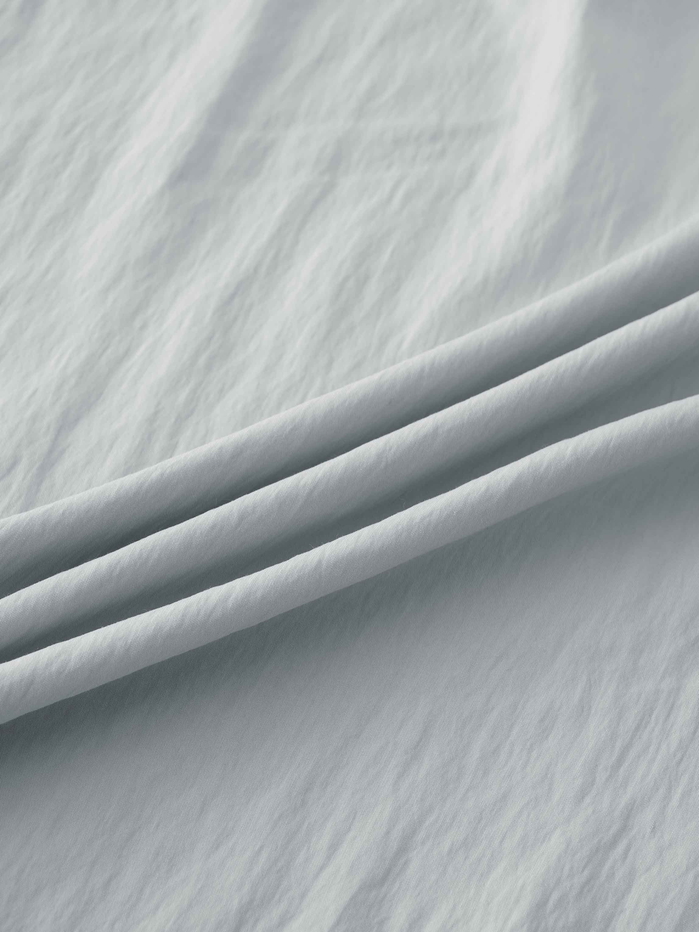 Crinkle Cotton Skirt 37"-Grey