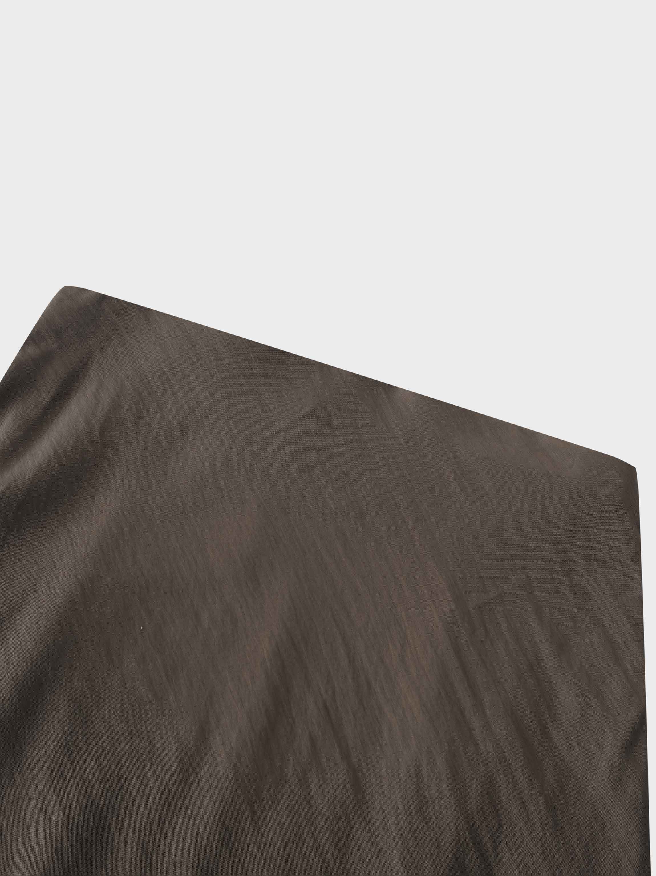 Crinkle Skirt 37"-Brown