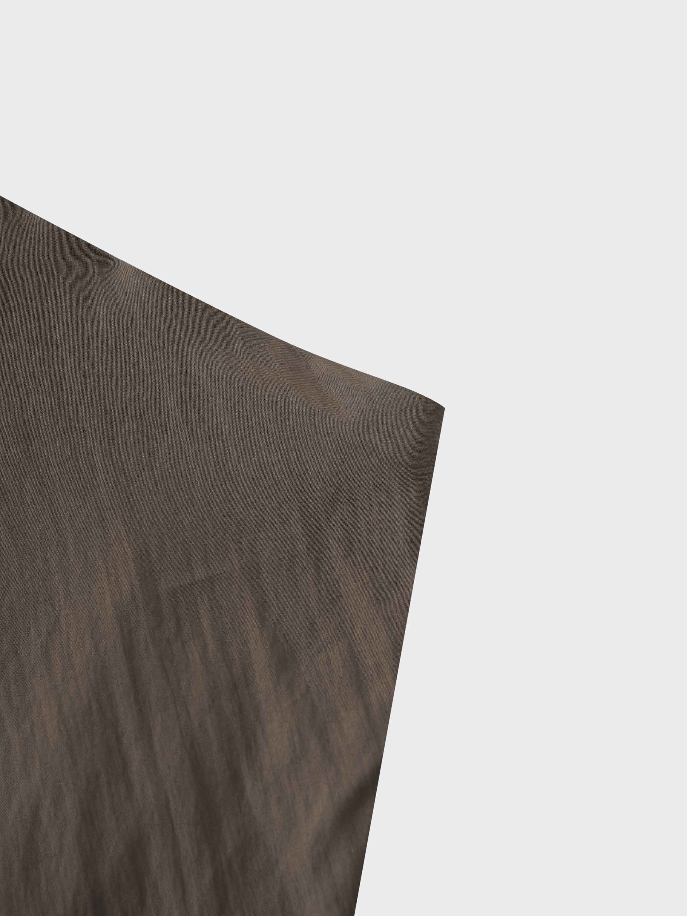 Crinkle Skirt 37"-Brown