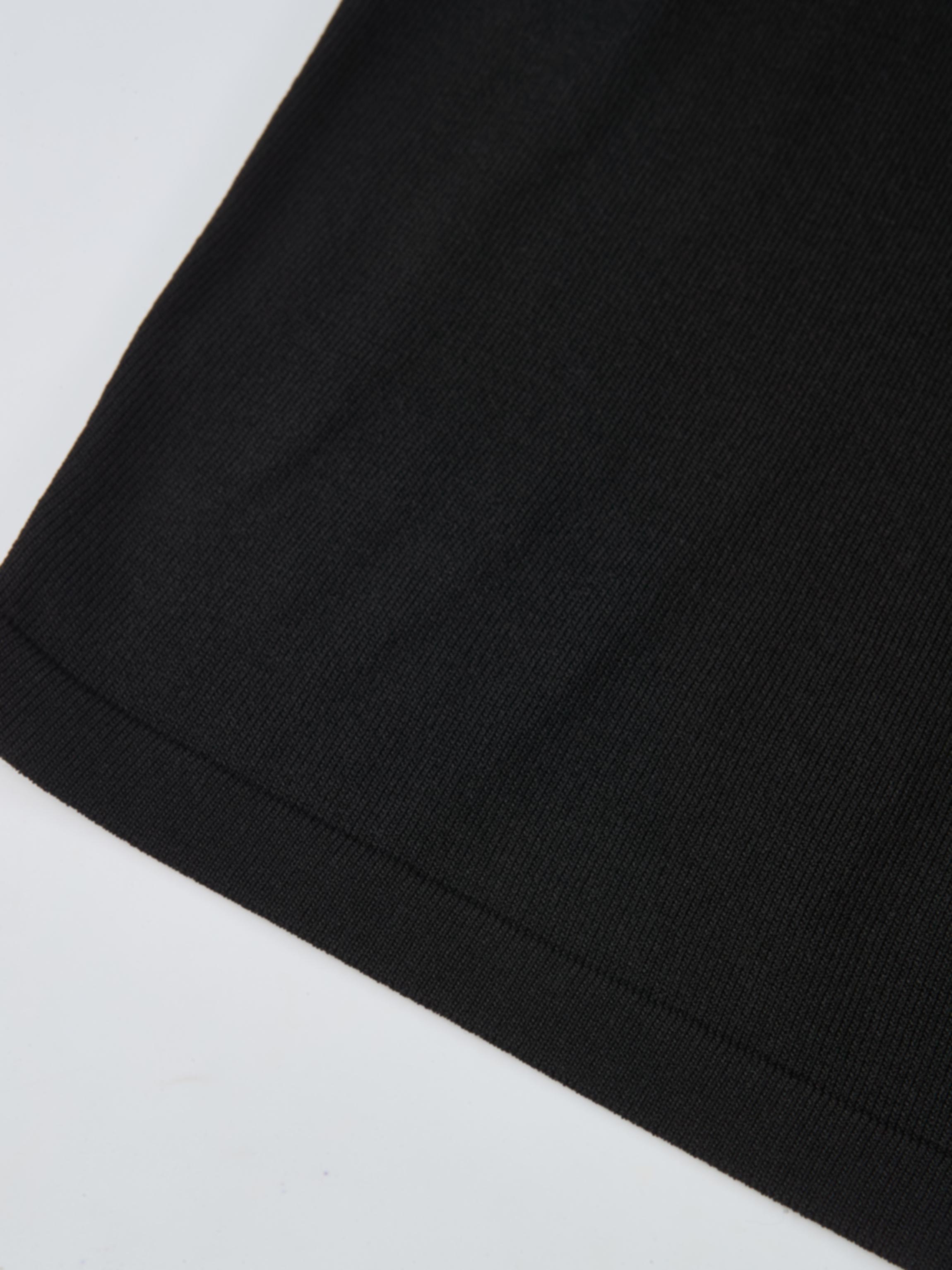 Shoulder Detail Turtleneck - Black