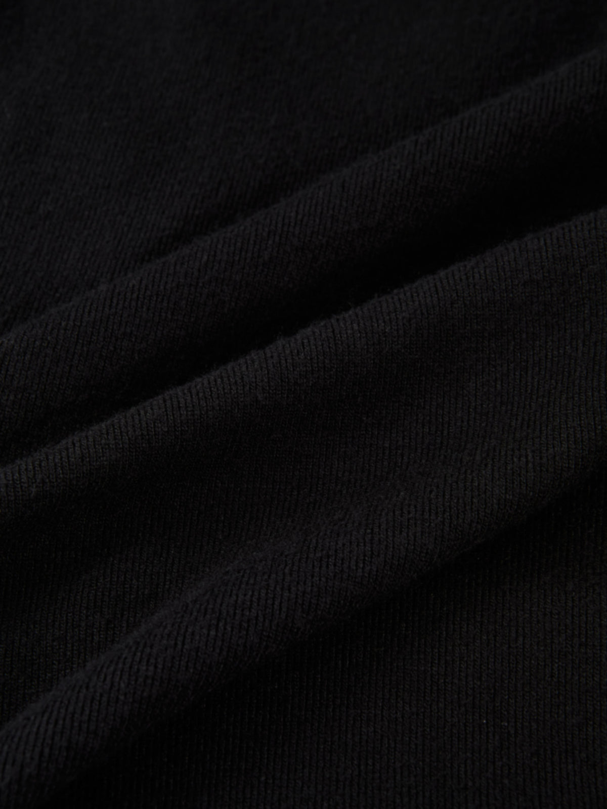 Sleeve Detail Princess Style Knit Dress - Black