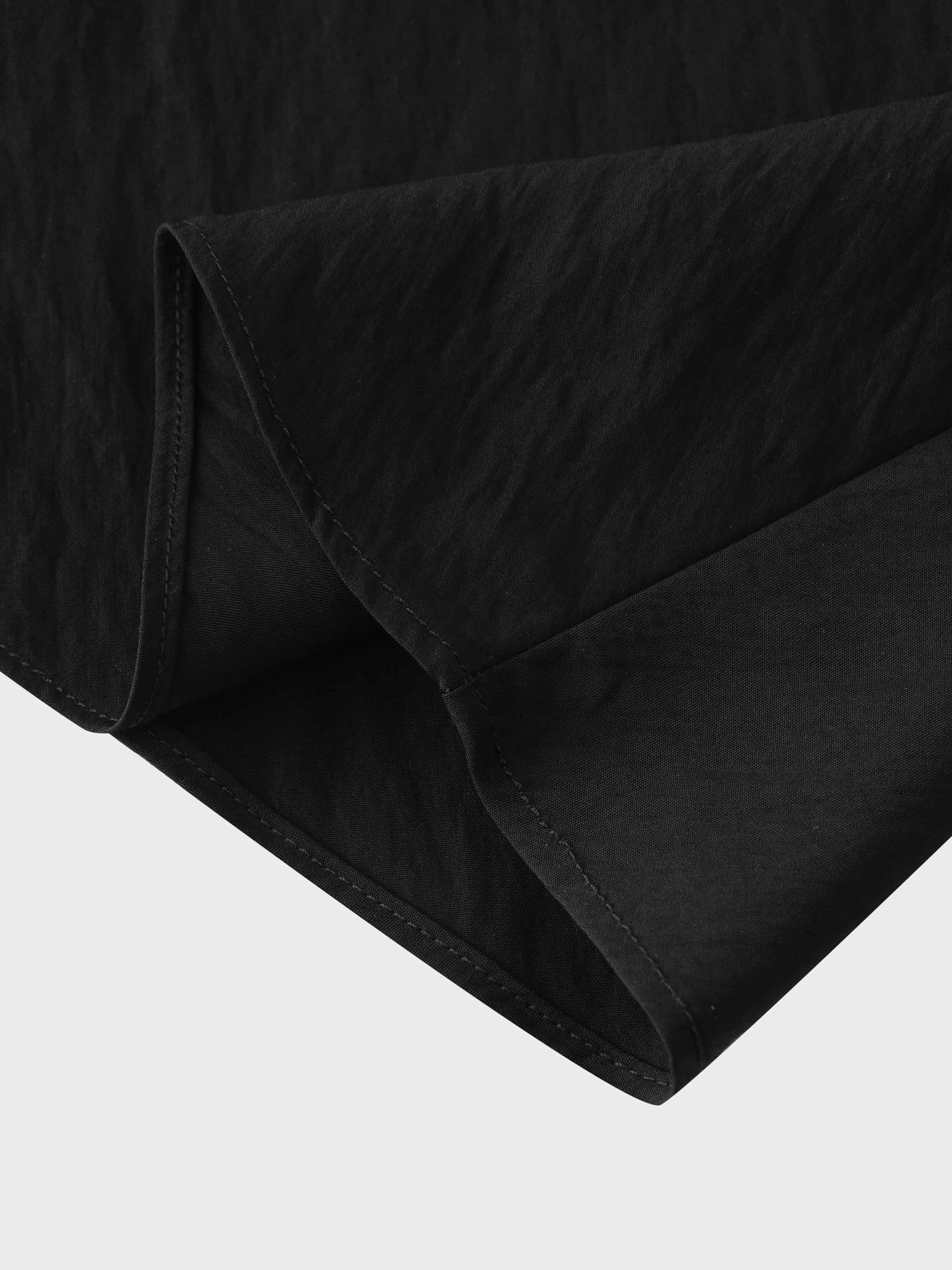 Crinkle Skirt 37"-Black