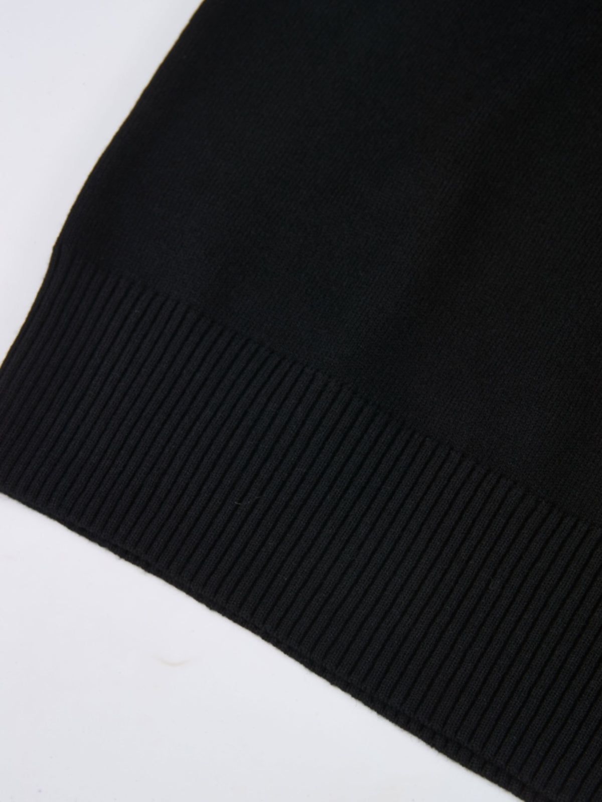 Ribbon Bow Sweater - Black