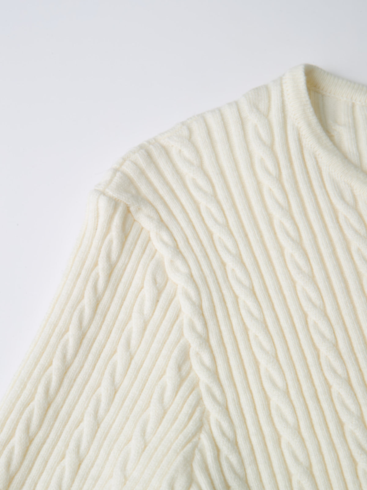 Double Breasted Cardigan - Cream