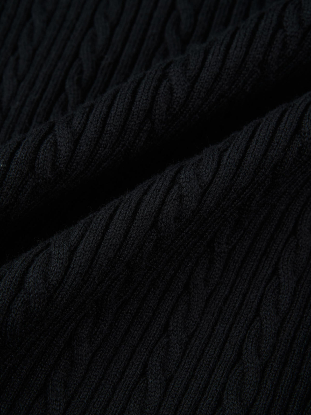 Double Breasted Cardigan - Black