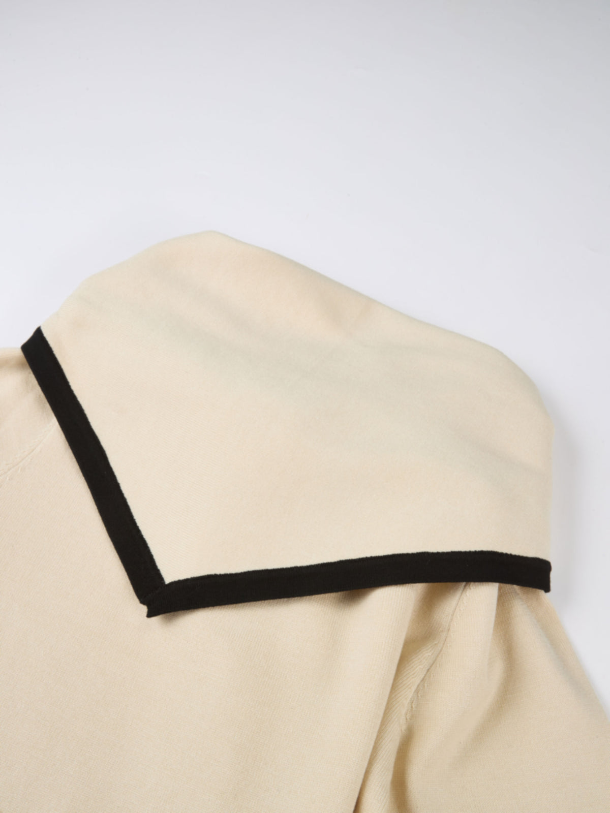 Shawl Collar Sweater - Cream