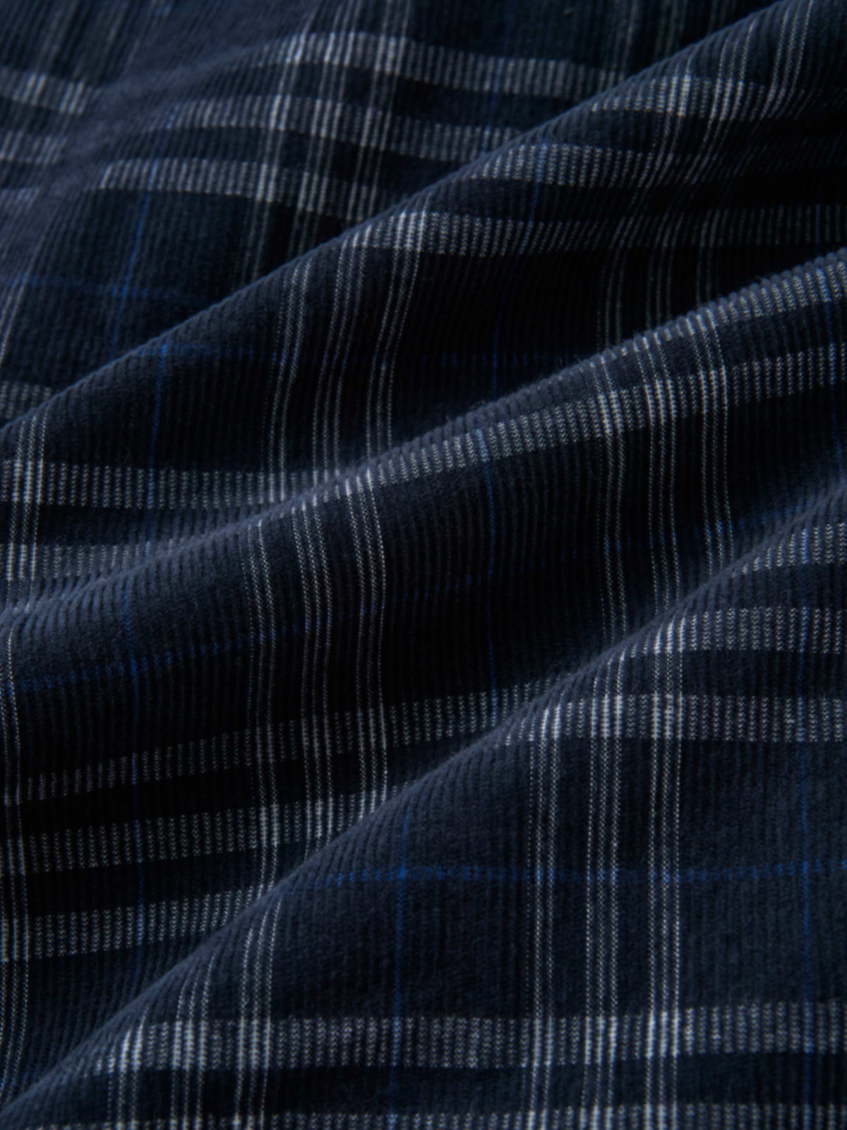 Corduroy Plaid Dress - Navy Plaid