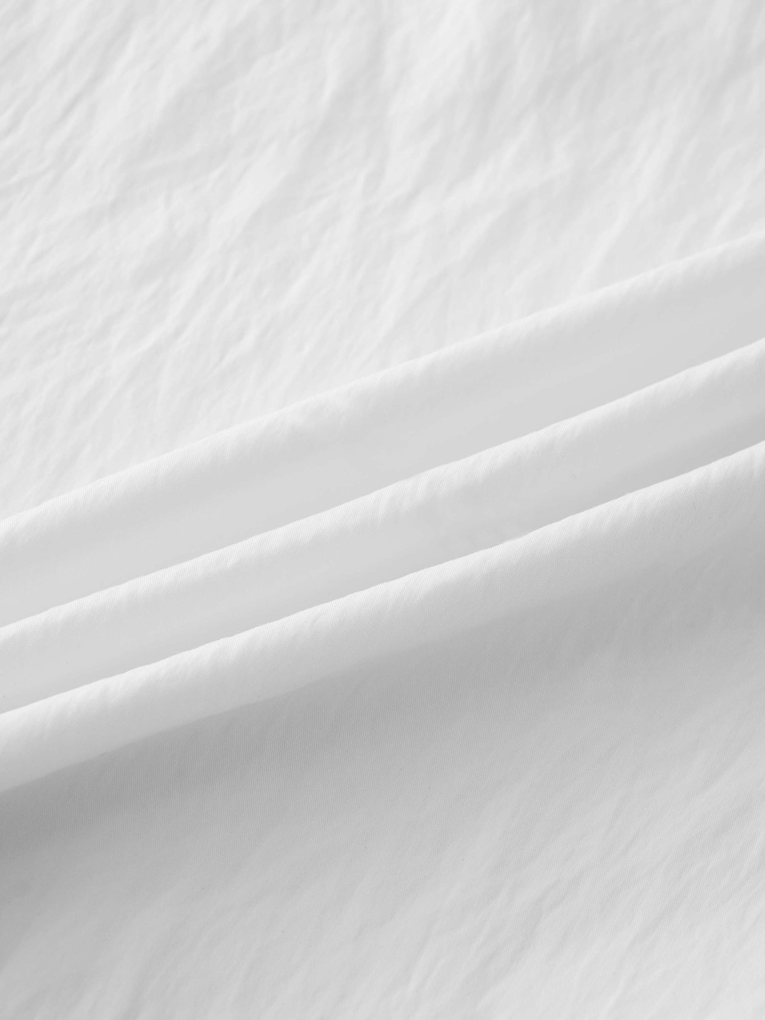 Crinkle Cotton Skirt 37"-White