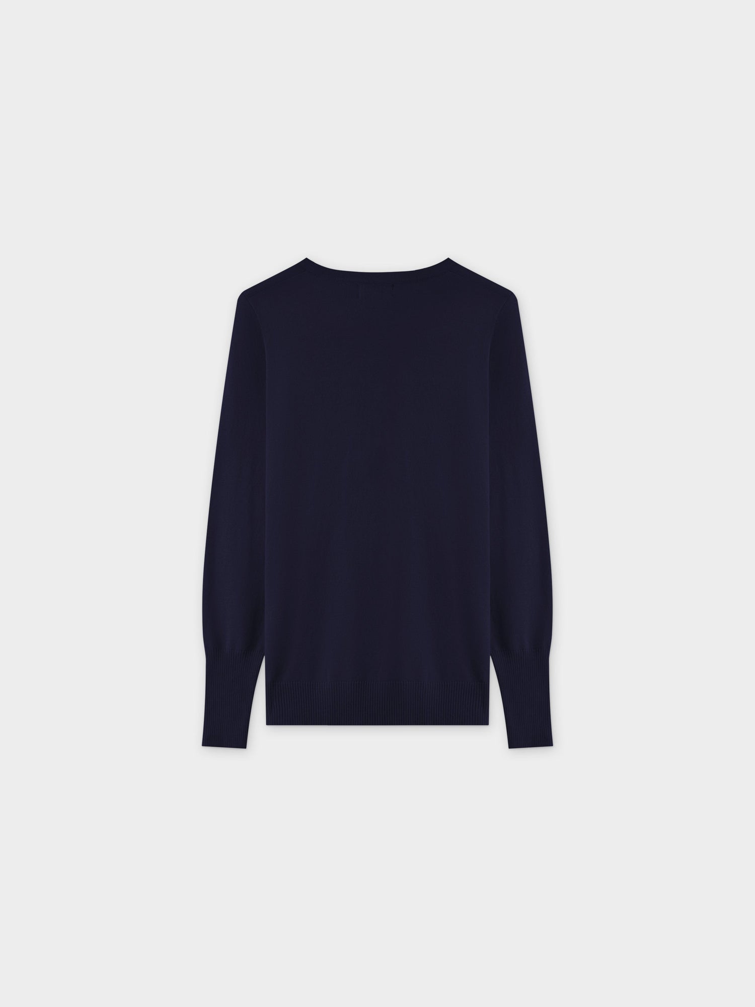 Basic Crew Sweater LS-Dark Navy