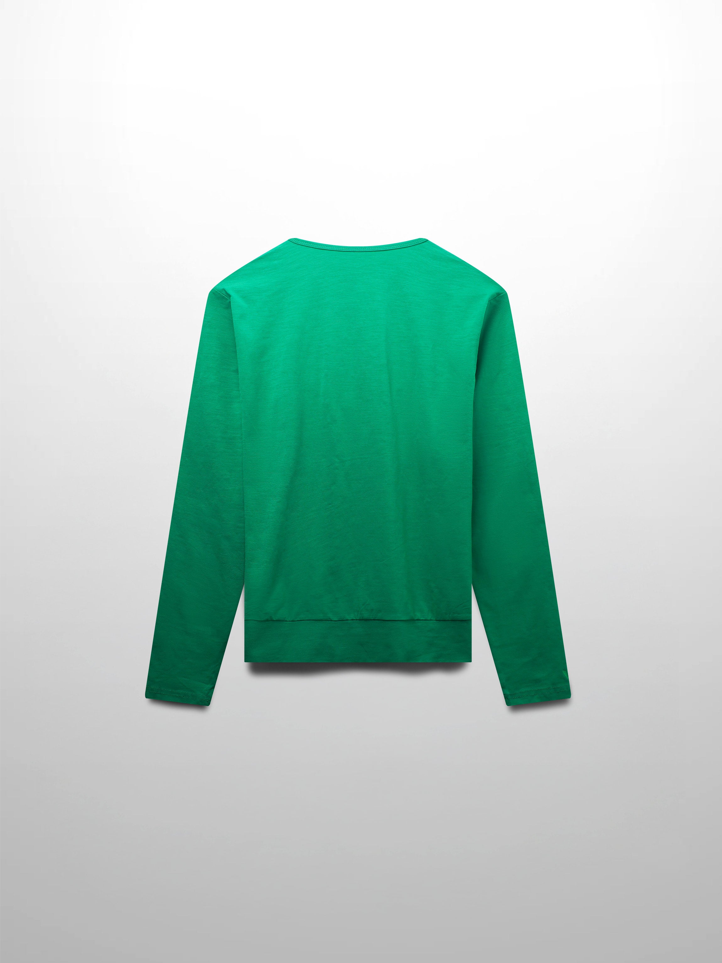 Crew Bomber Tee-Kelly Green