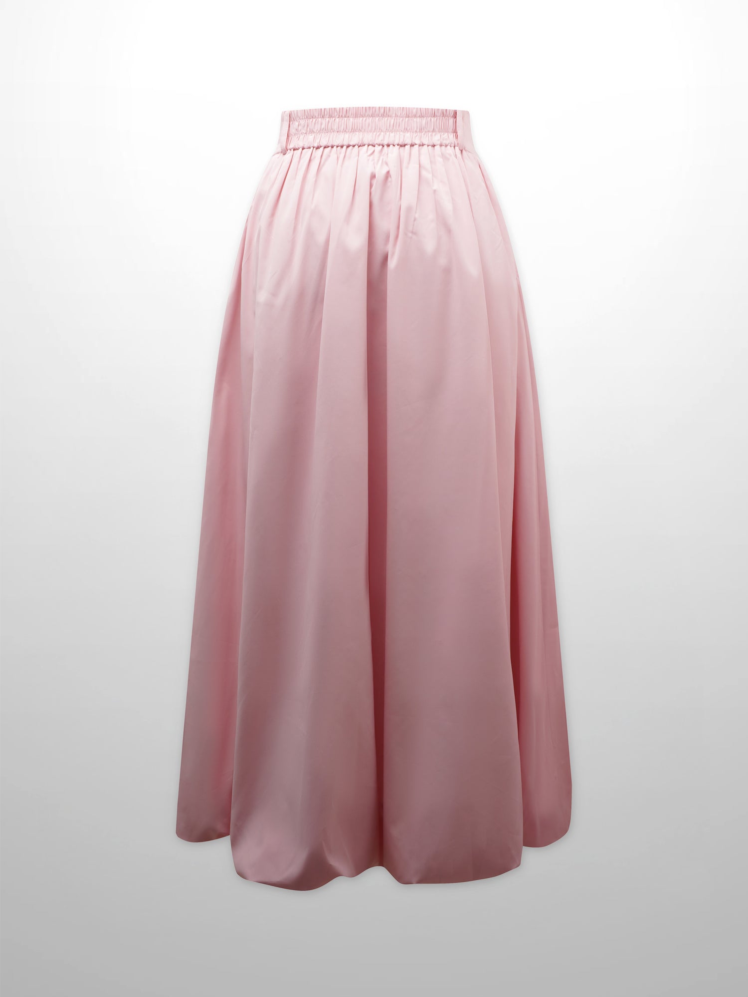 Taffeta Bubble Skirt-Pink