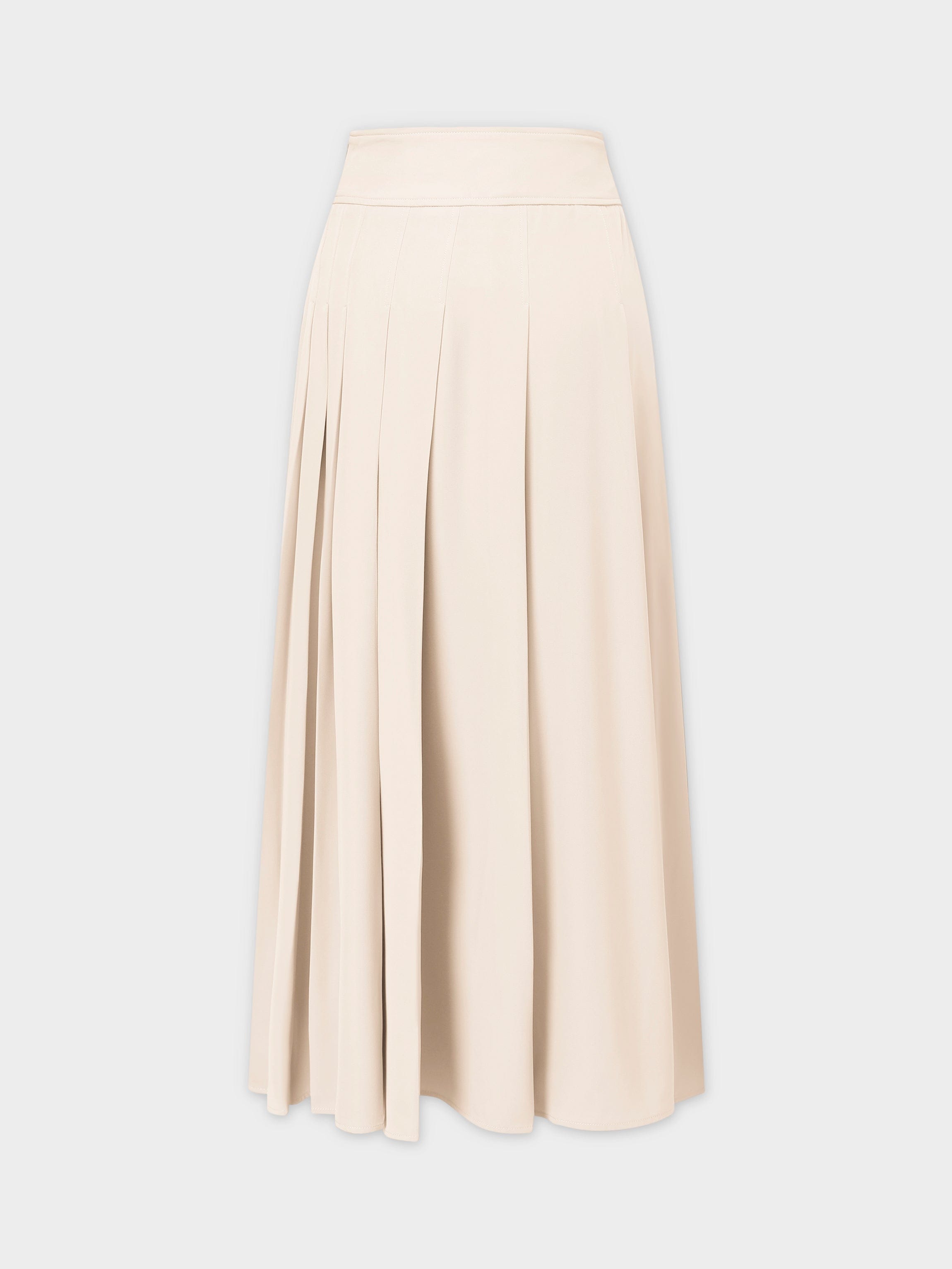 Falda Plisada Yema 37"-Marfil