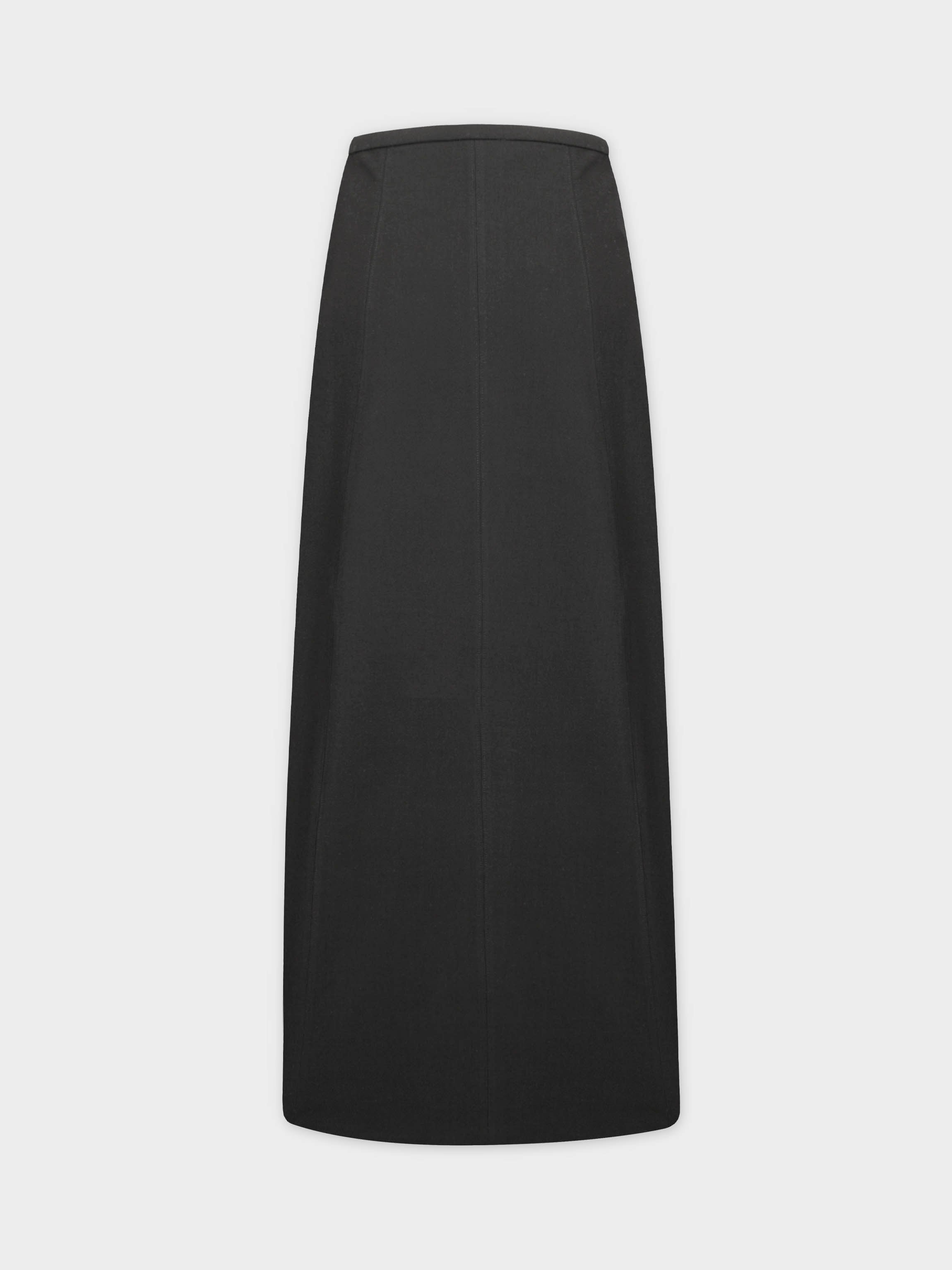 The Basic Flare Skirt 37"-Black