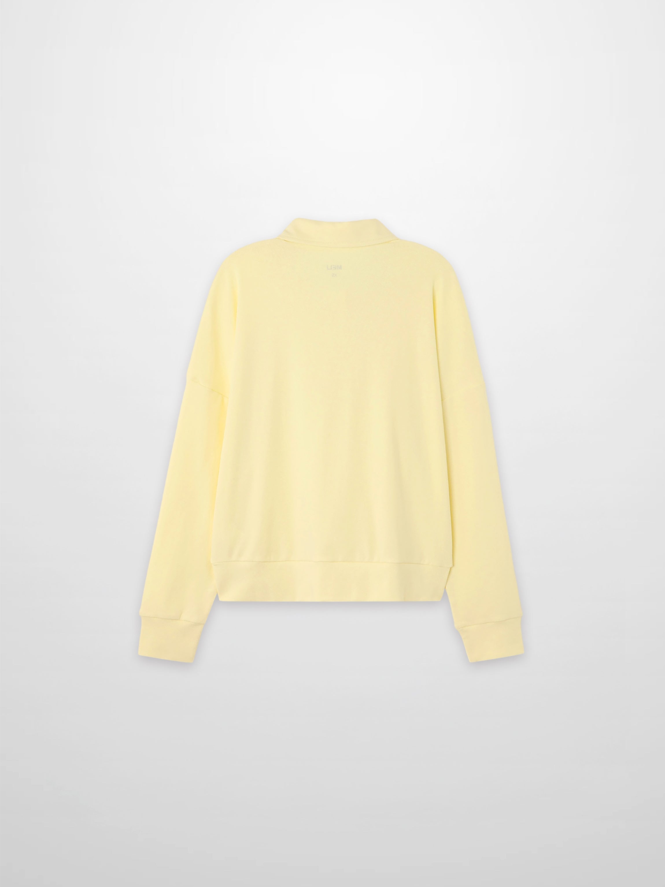 Collared Bomber Tee-Yellow