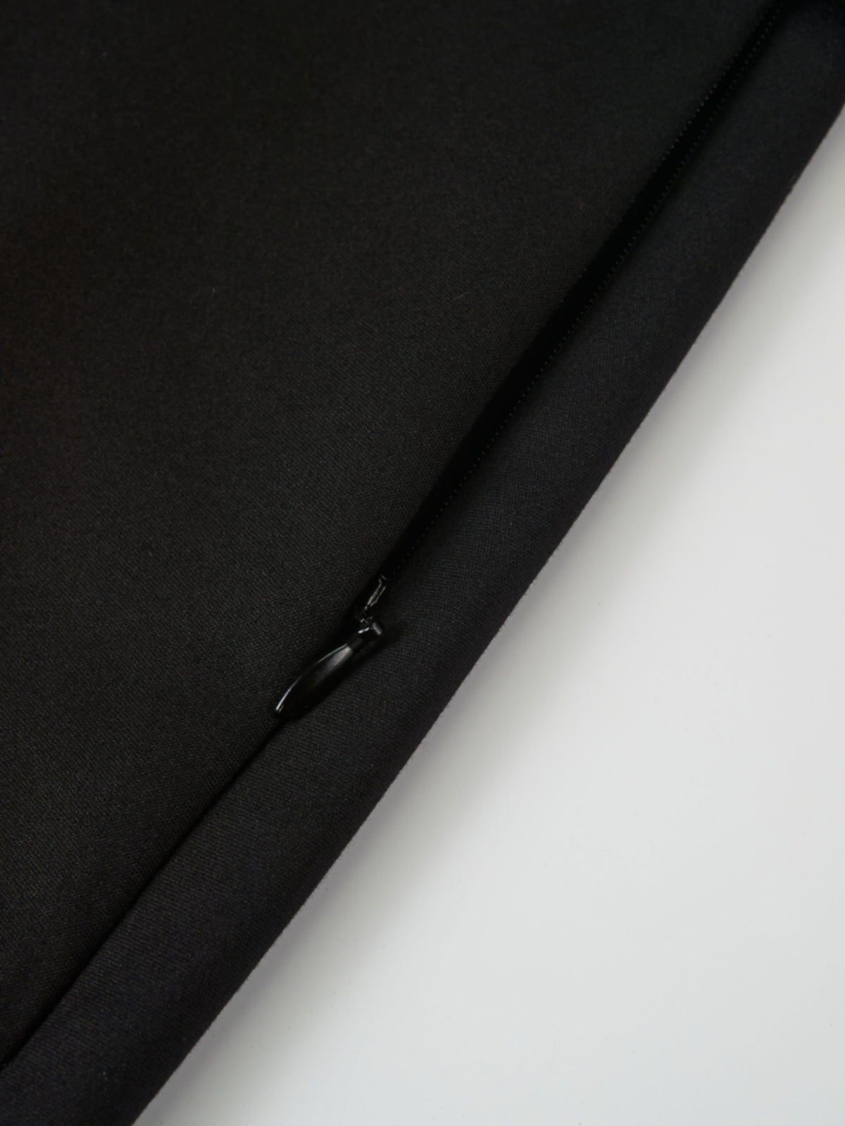 Belted Straight Maxi Skirt - Black