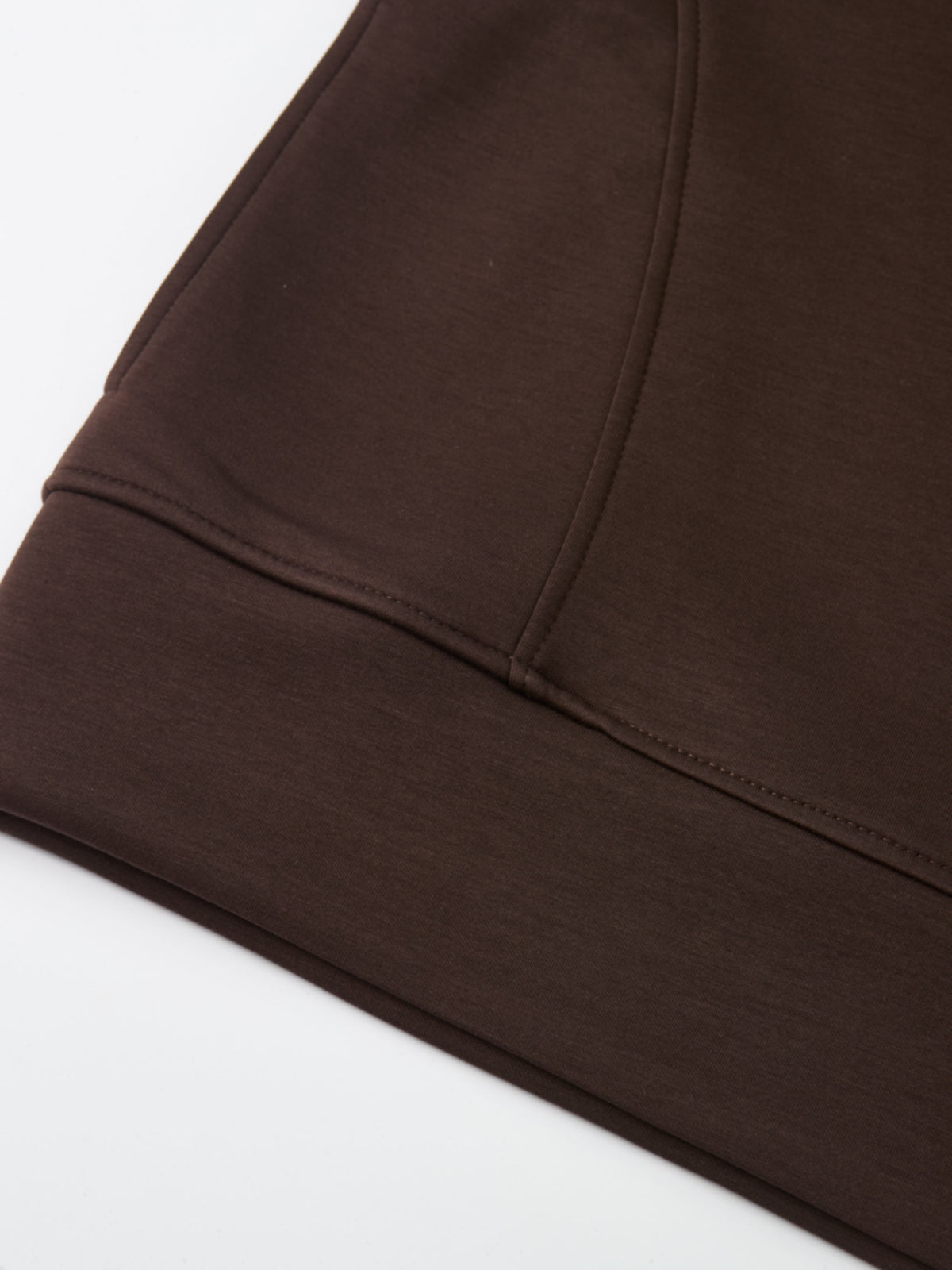 Scuba Half Zip Sweatshirt - Dark Brown