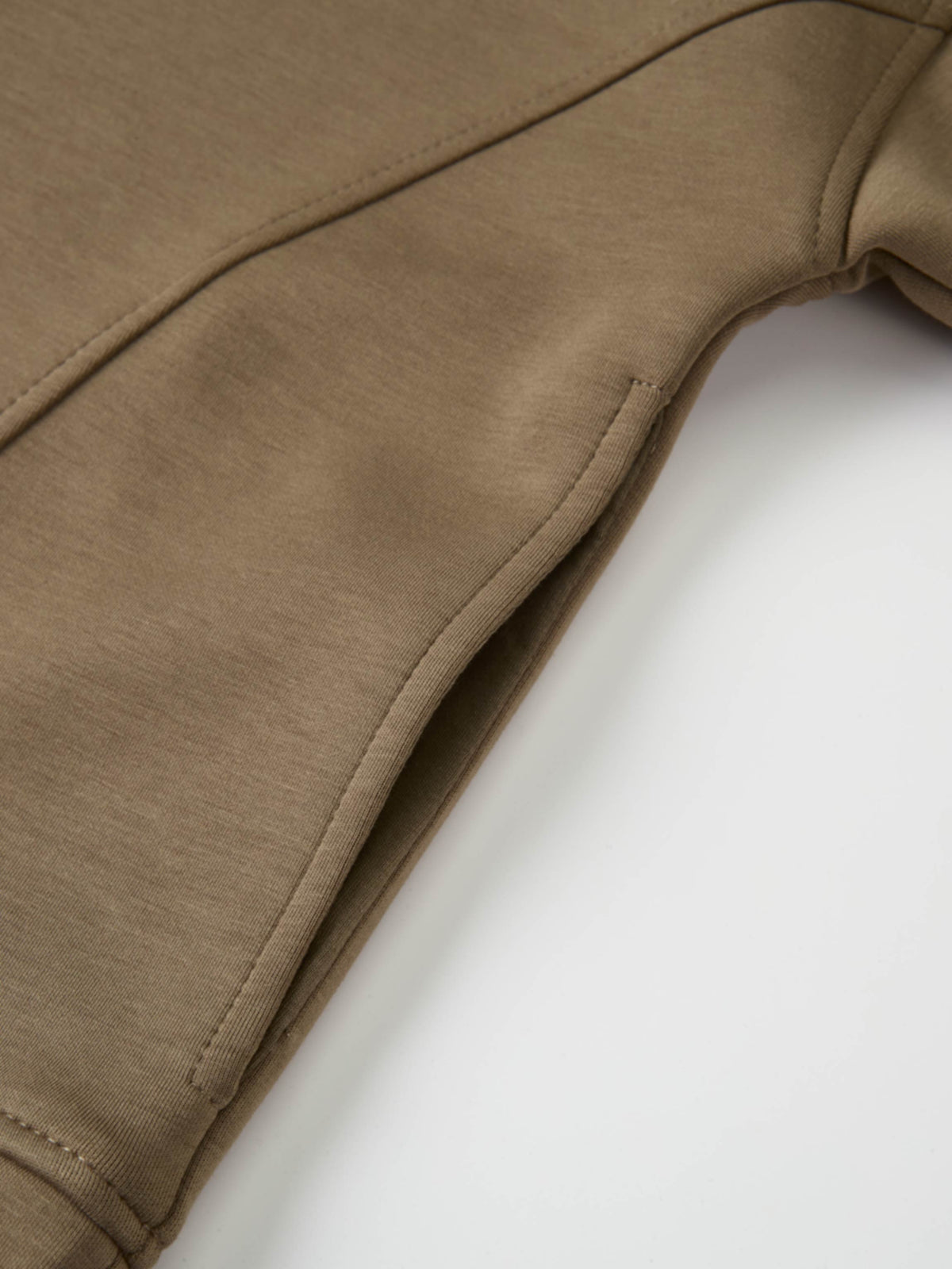 Scuba Half Zip Sweatshirt - Warm Taupe