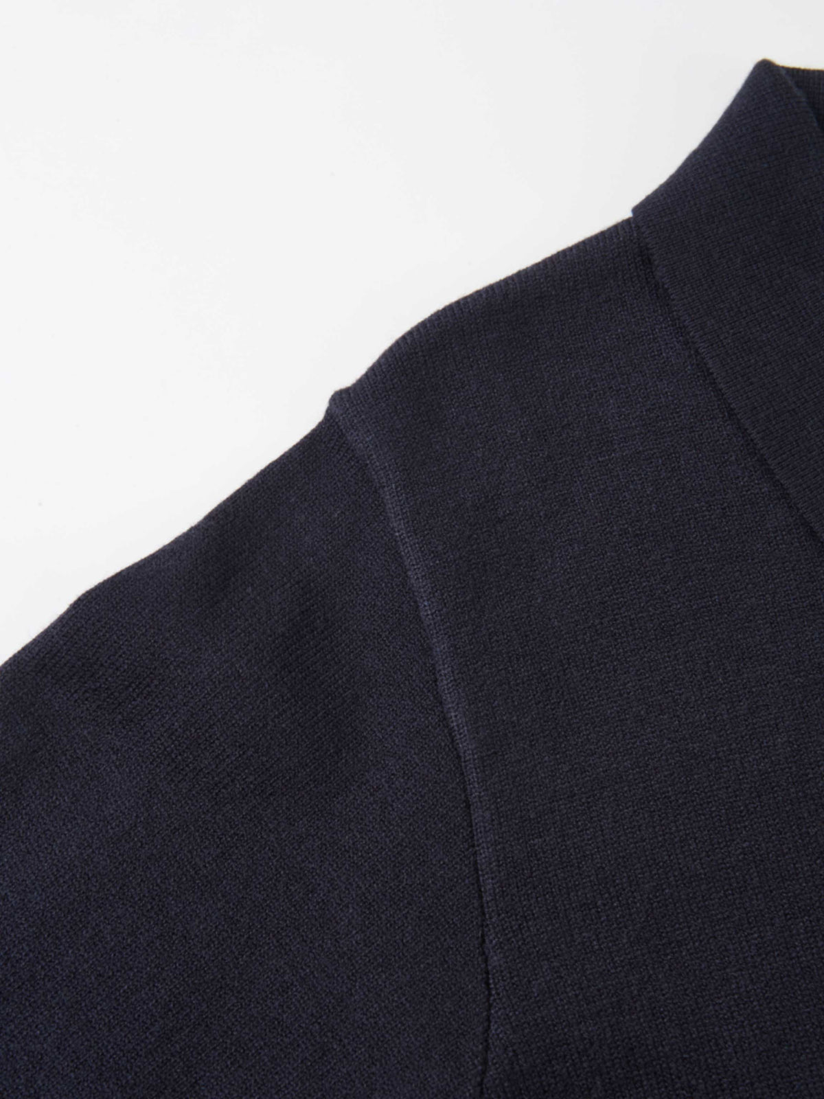 Knit Polo Top - Navy