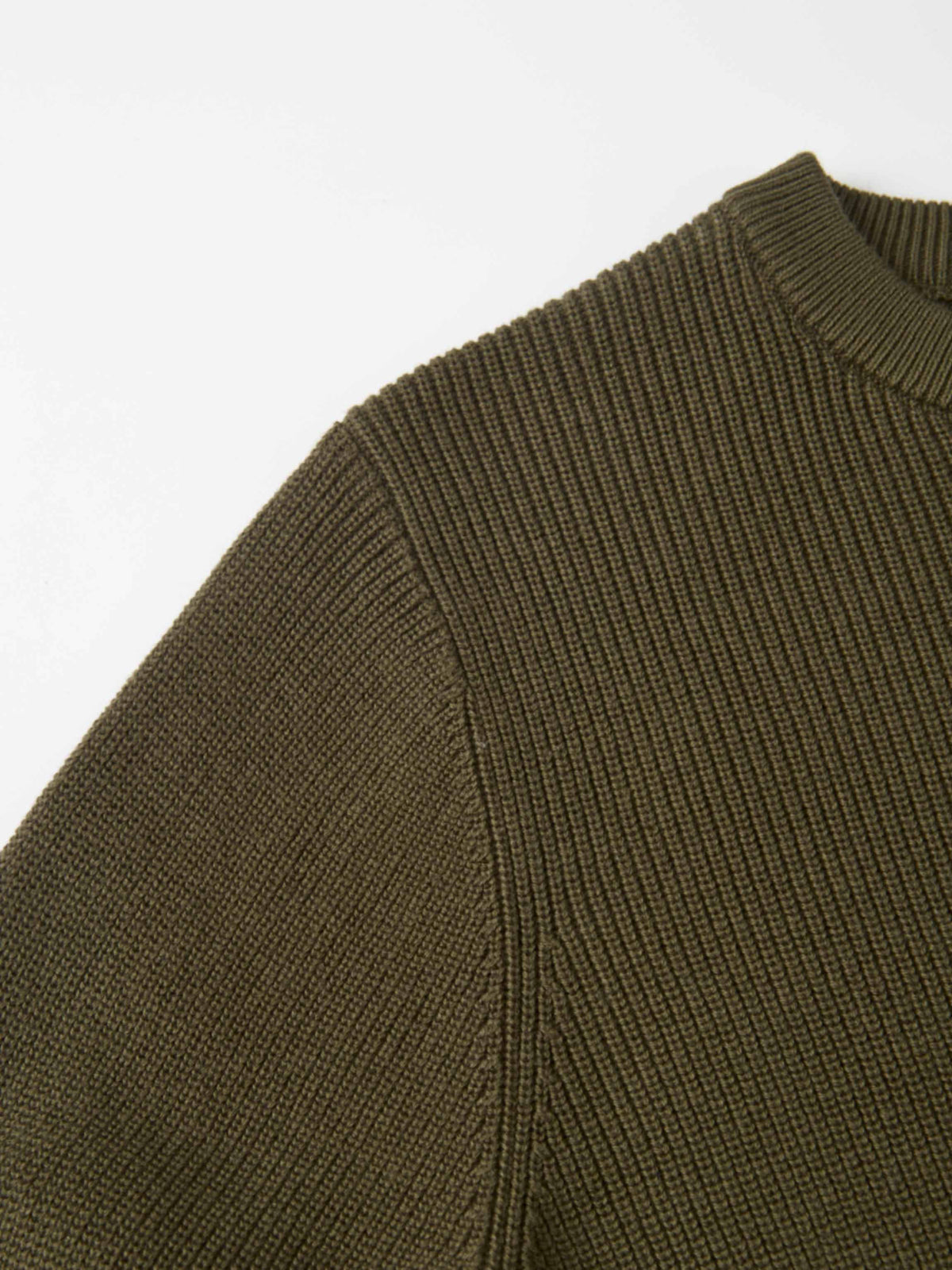 Waffle Knit Top - Olive