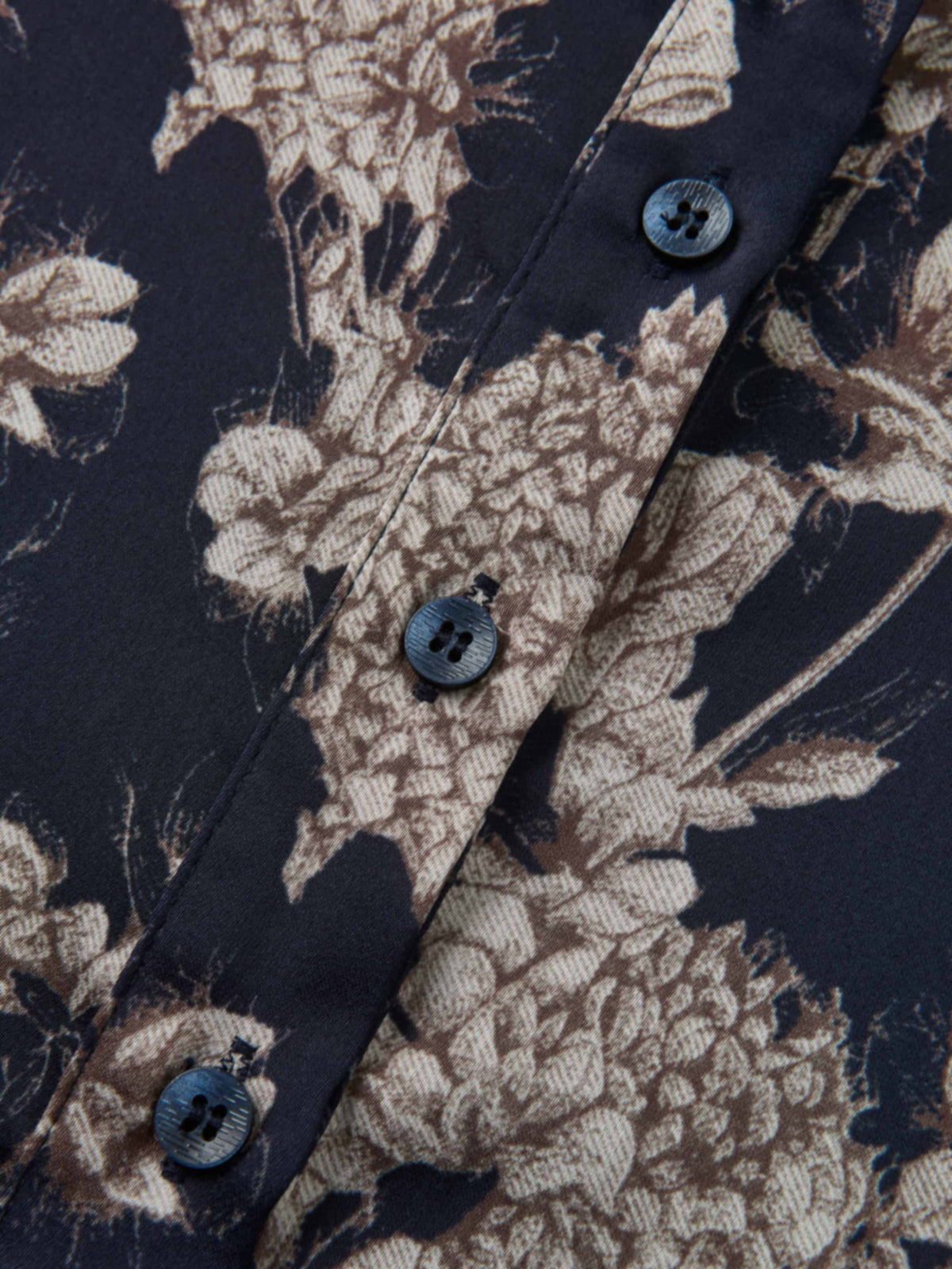 Printed Blouse - Navy Floral