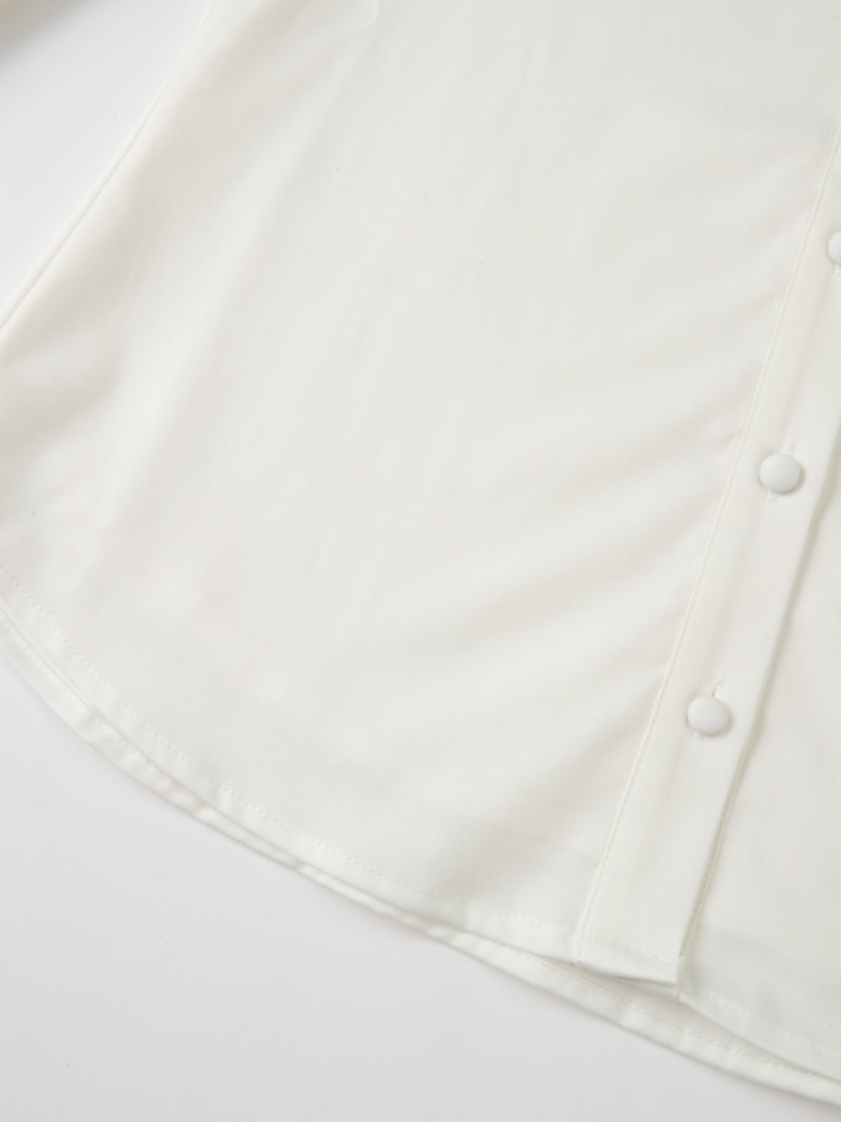 Lace Trim Blouse - White