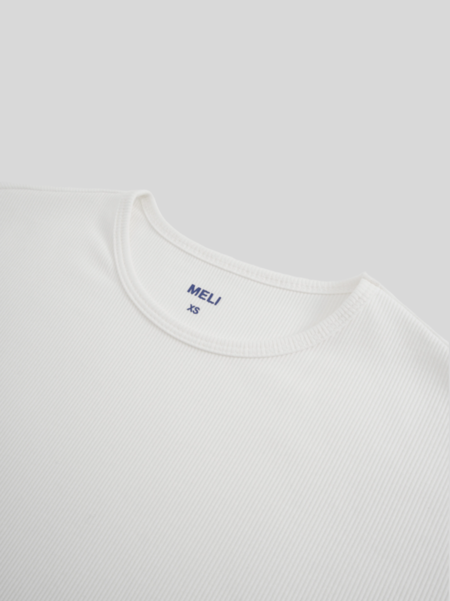 CREW RIBBED DOLMAN-WHITE