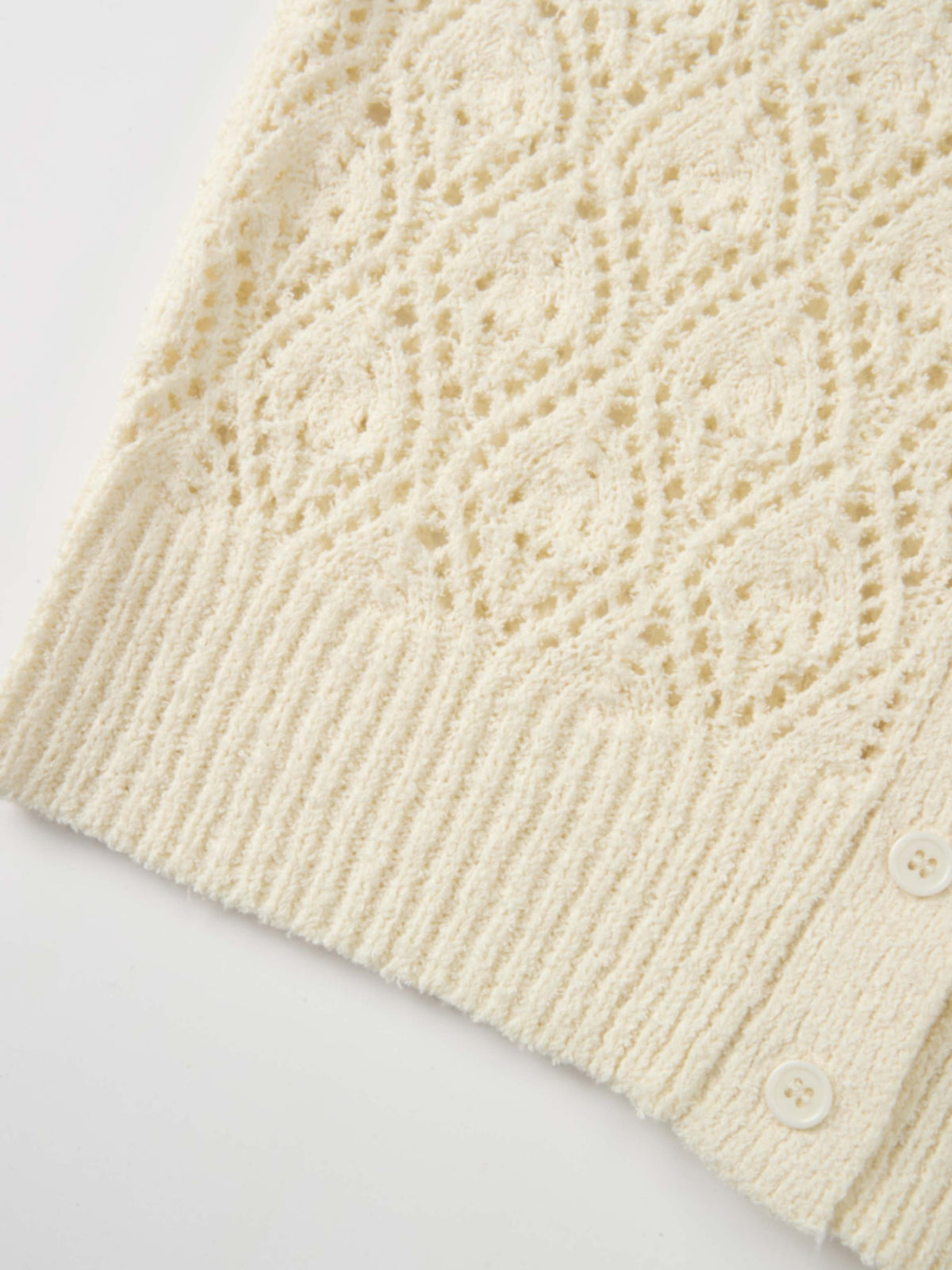 Crochet Cardigan - Cream