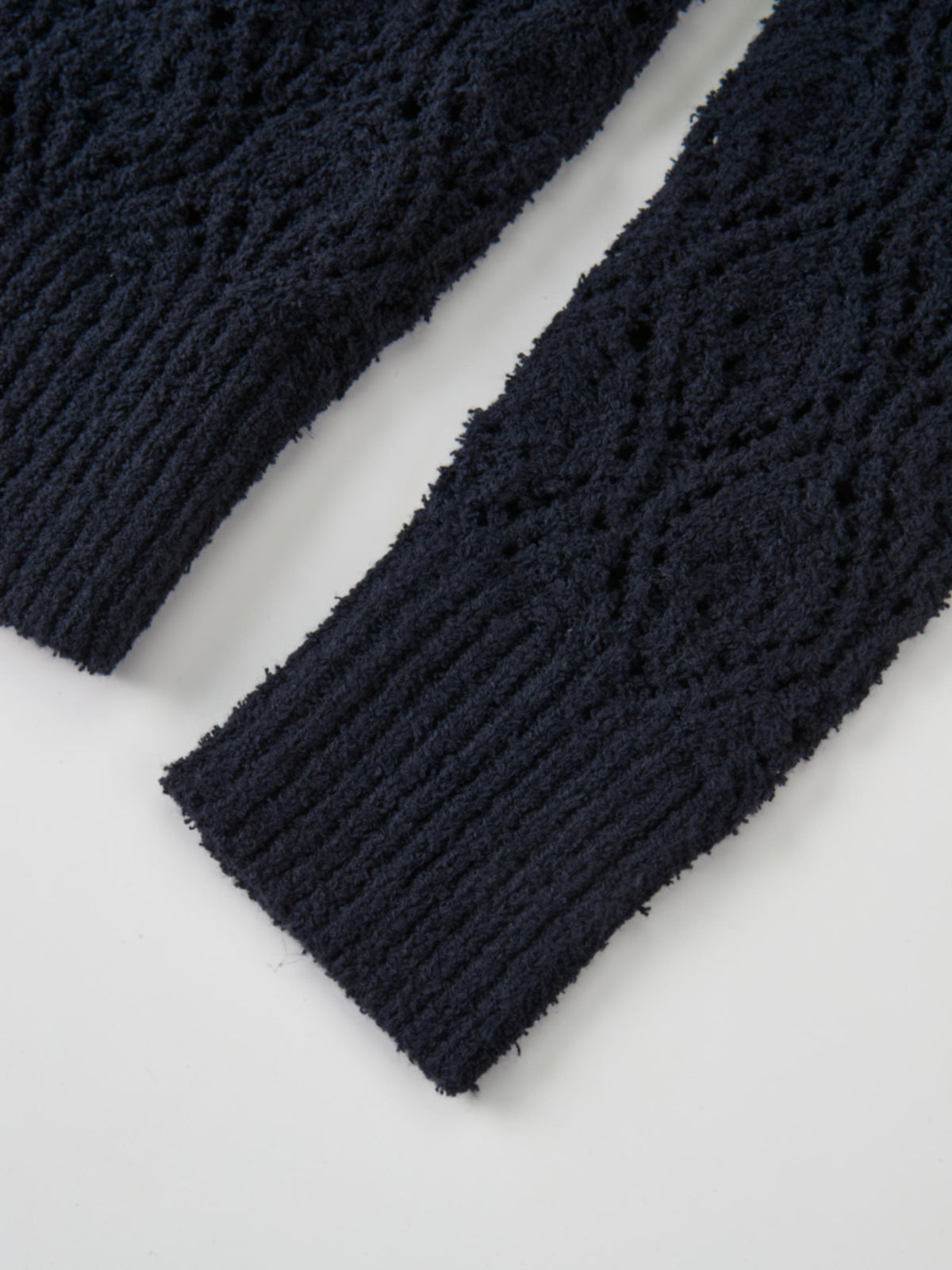 Crochet Cardigan - Navy Blue