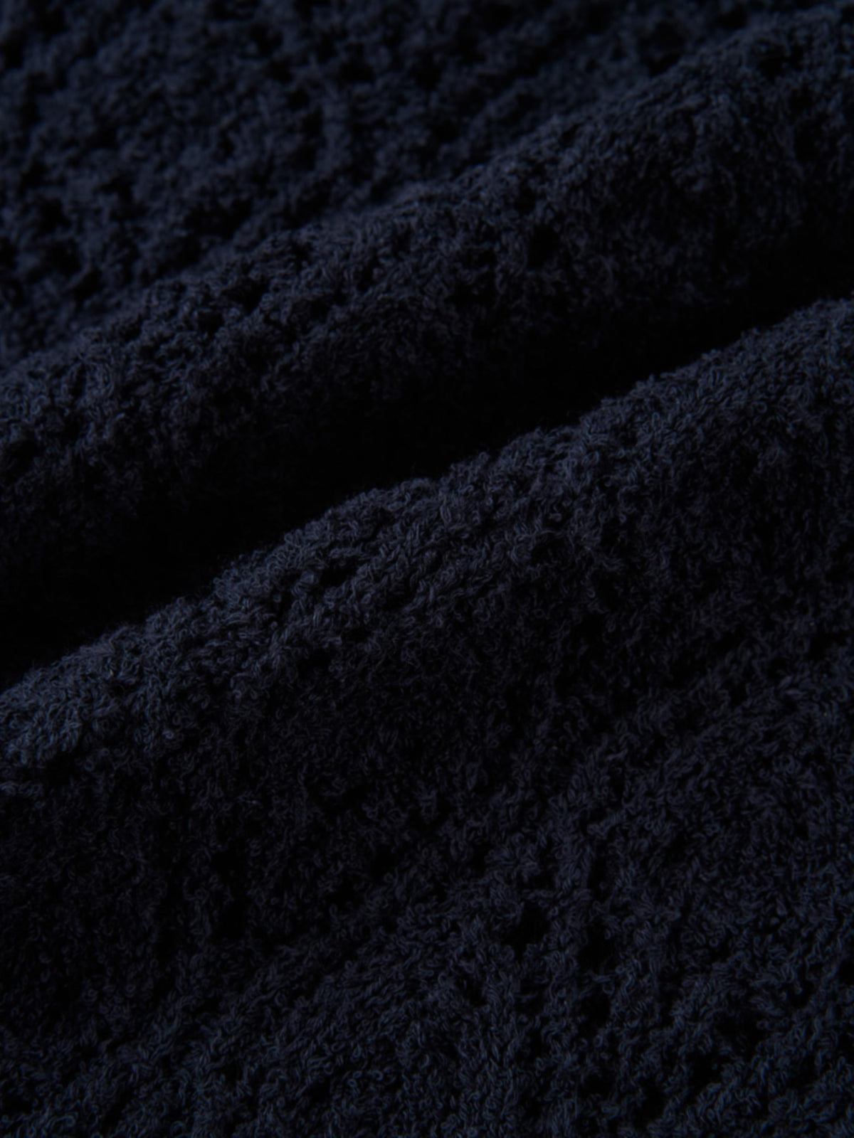 Crochet Cardigan - Navy Blue