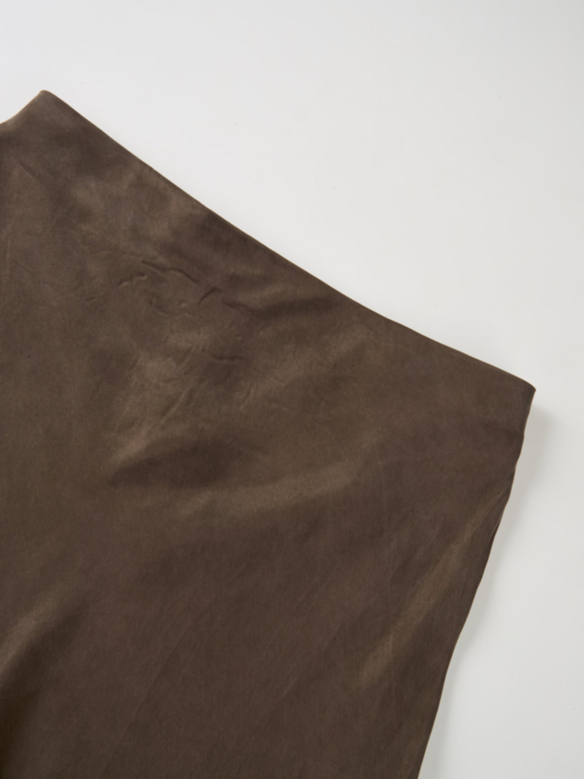 Cupro Slip Skirt - Warm Taupe 26"