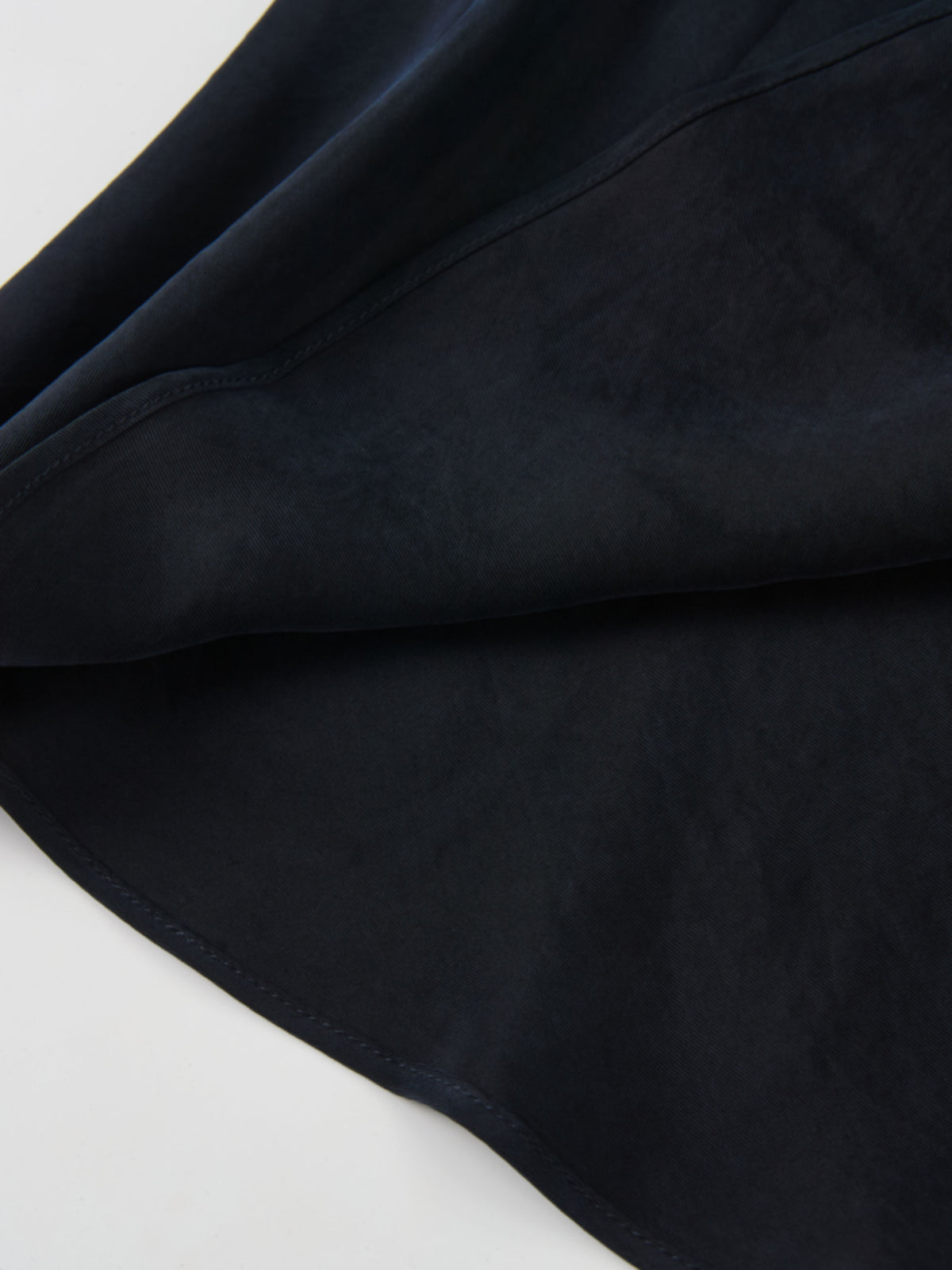 Cupro Slip Skirt - Navy 26"