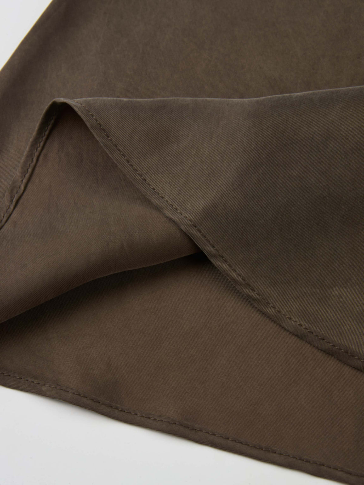 Cupro Slip Skirt - Warm Taupe 37"
