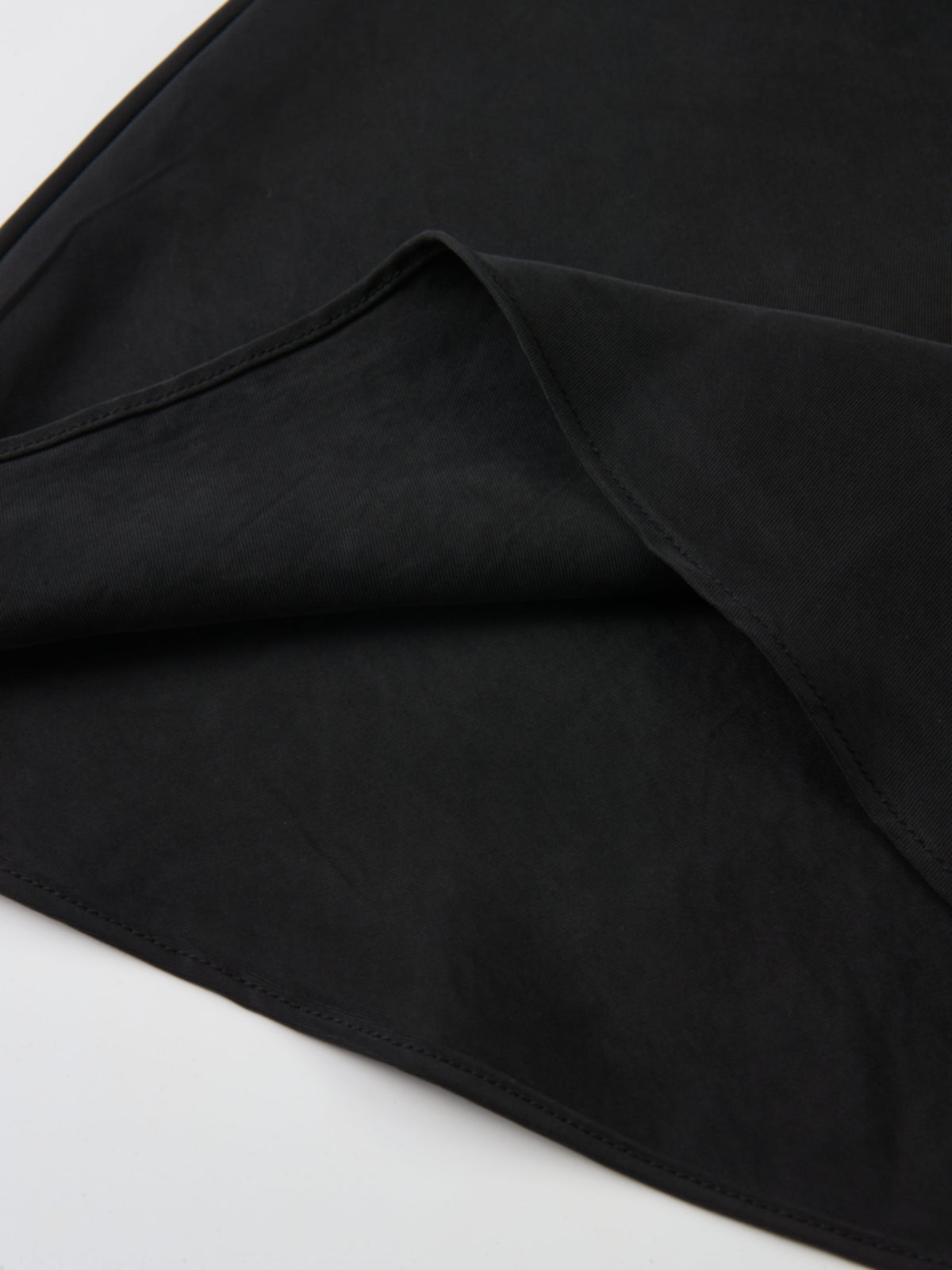 Cupro Slip Skirt - Black 37"