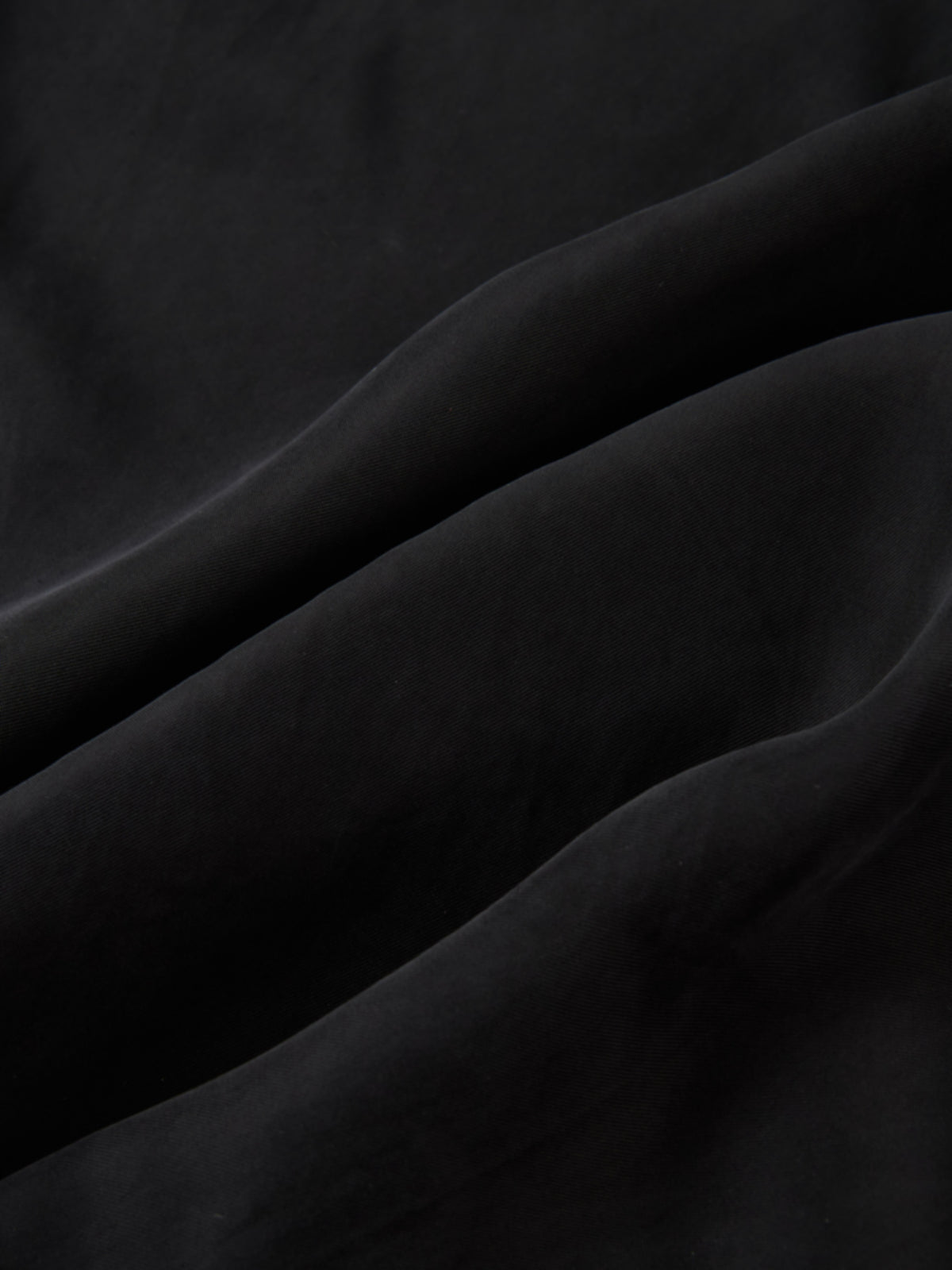 Cupro Slip Skirt - Black 37"