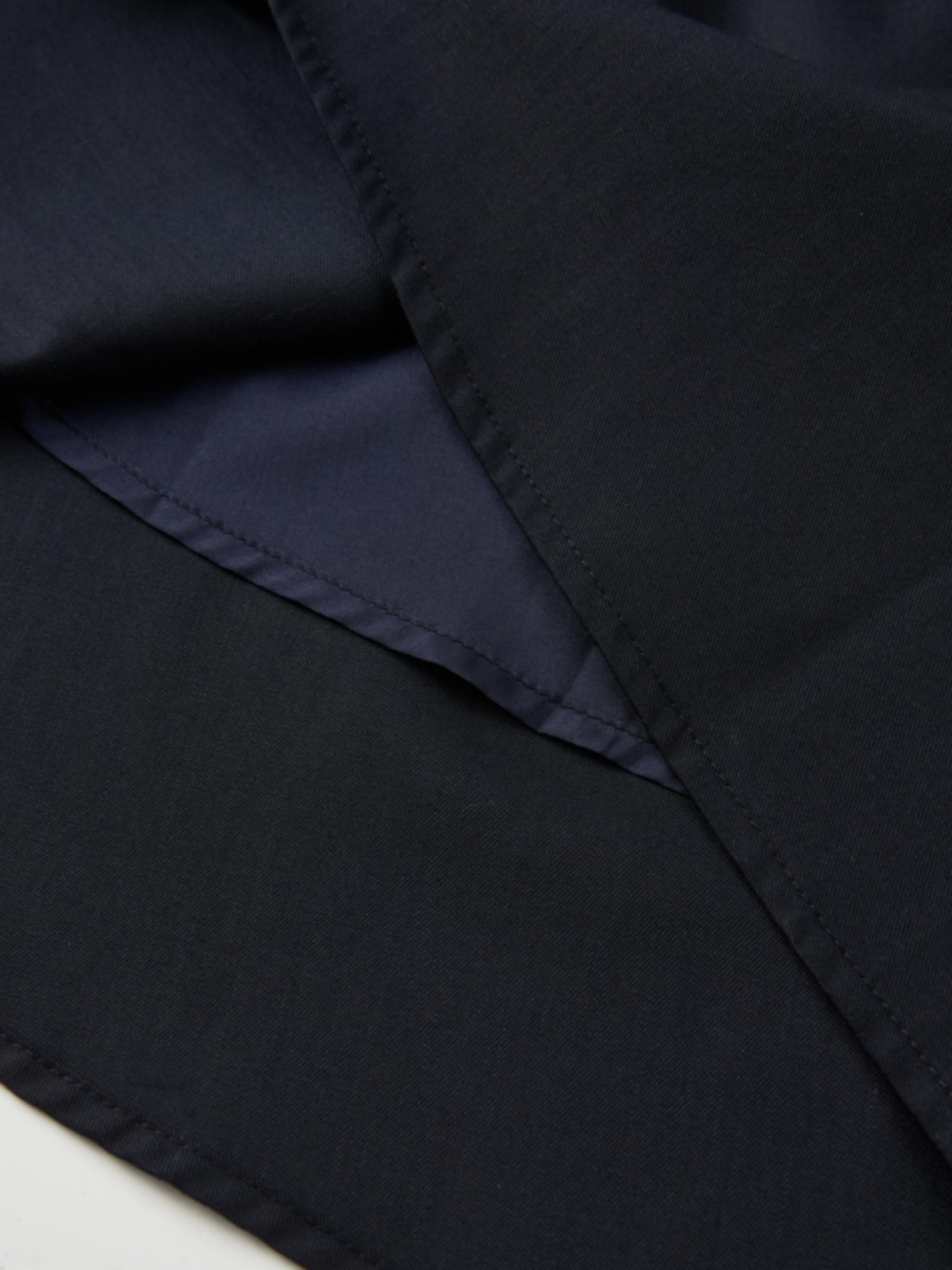 Side Tie Shirtdress - Navy