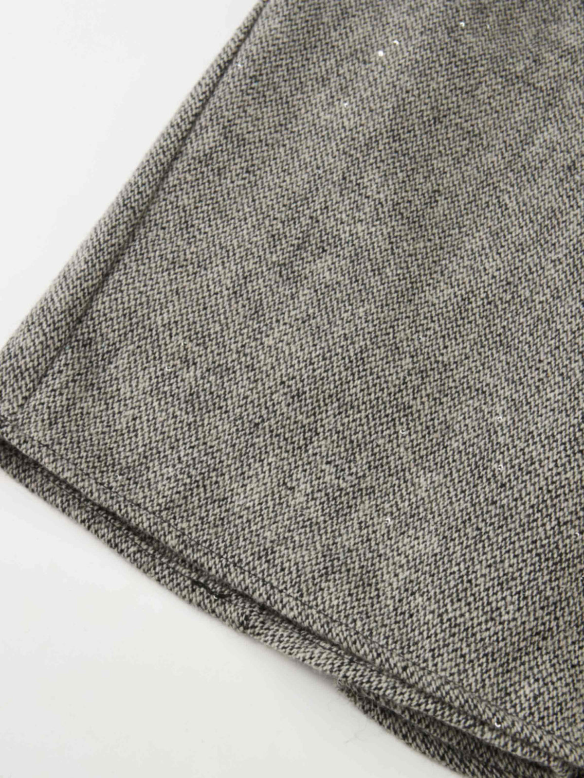 Tweed Sparkle Maxi Skirt - Black/White