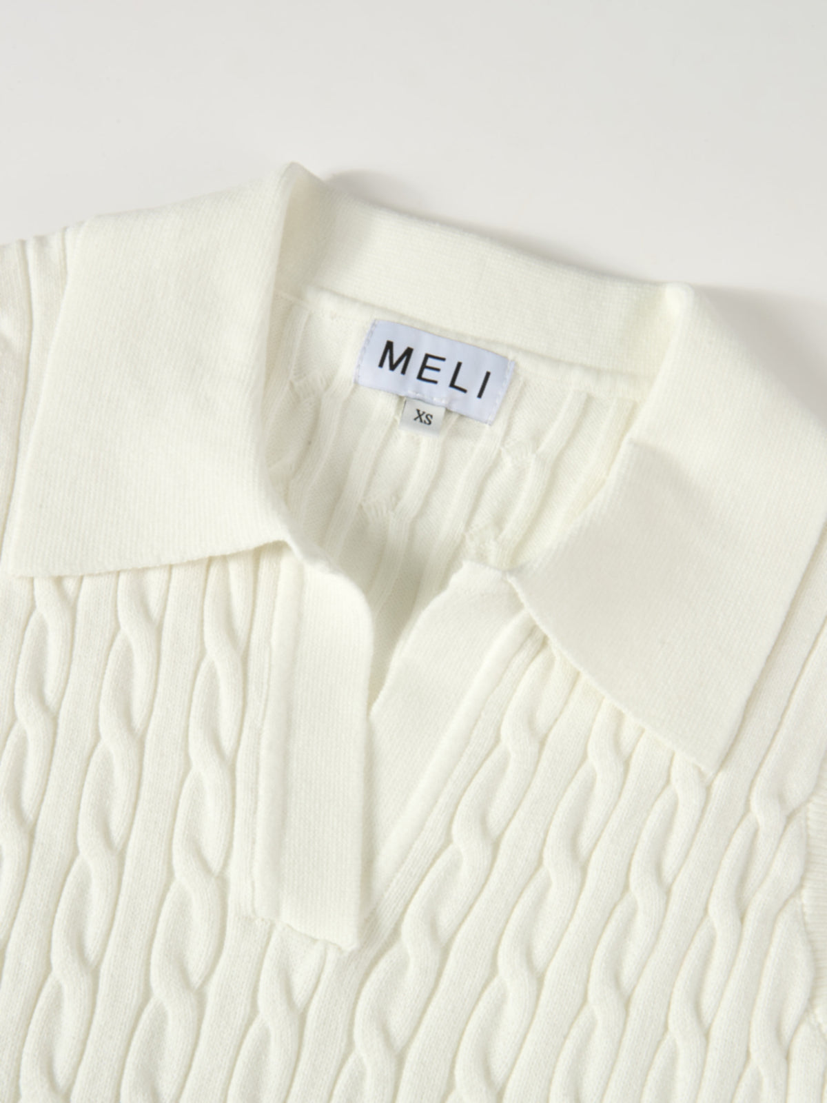 Cable Knit Vest - Cream