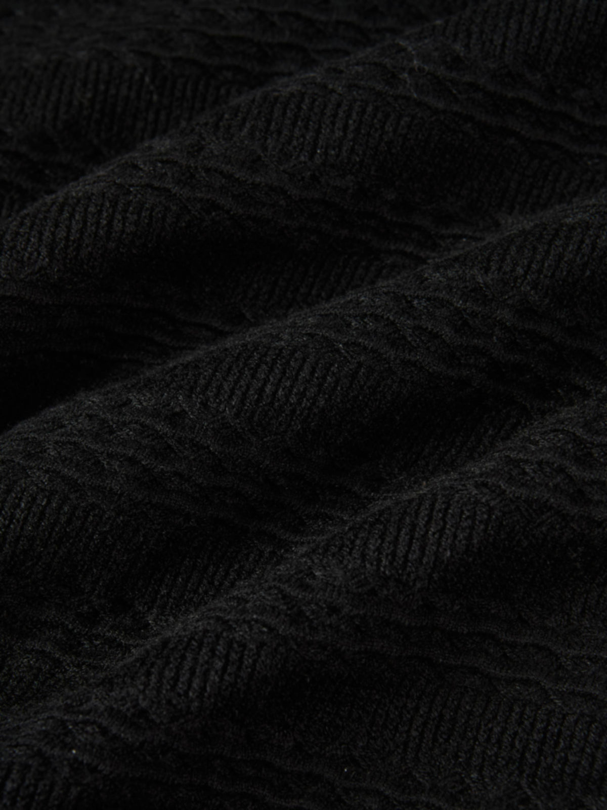 Peplum Cardigan - Black
