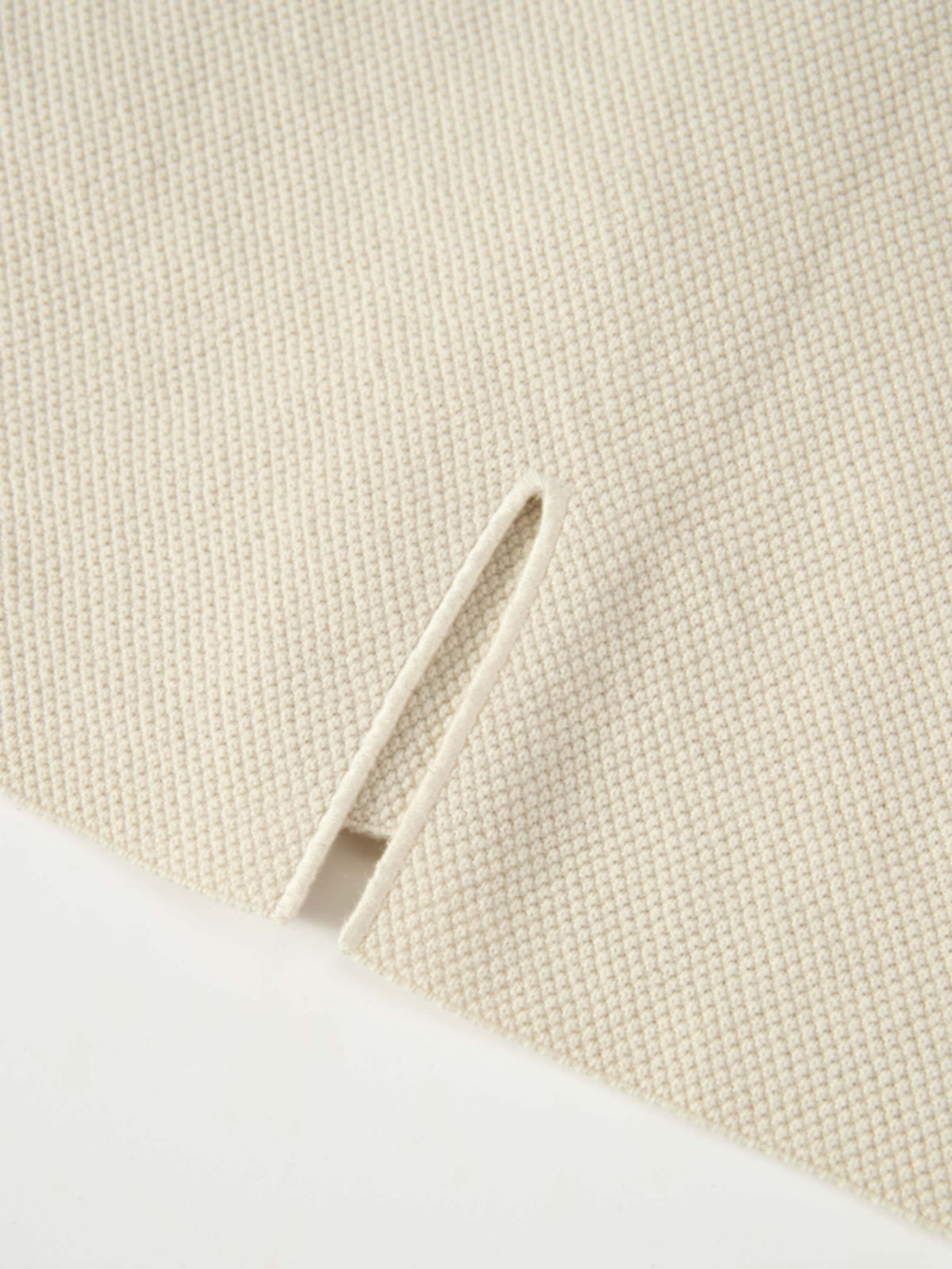 Knit Boxy Blazer - Cream