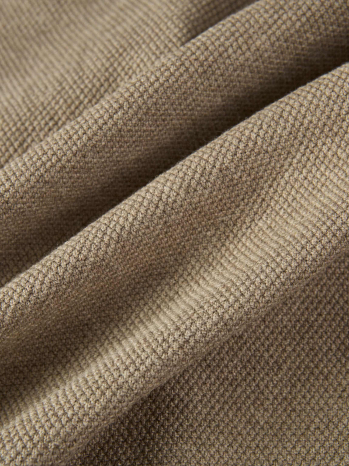 Knit Boxy Blazer - Camel