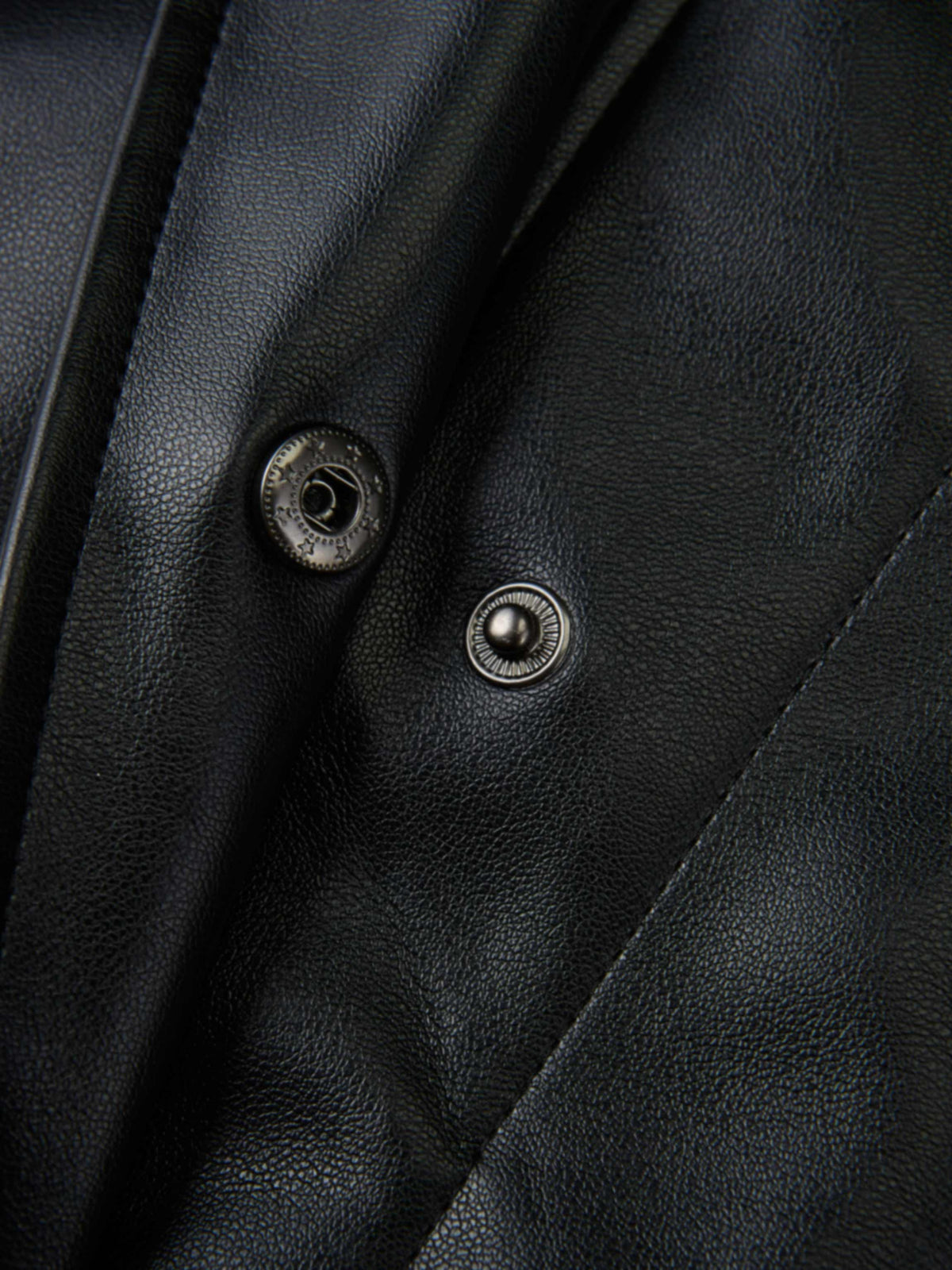 Swing Leather Jacket - Black