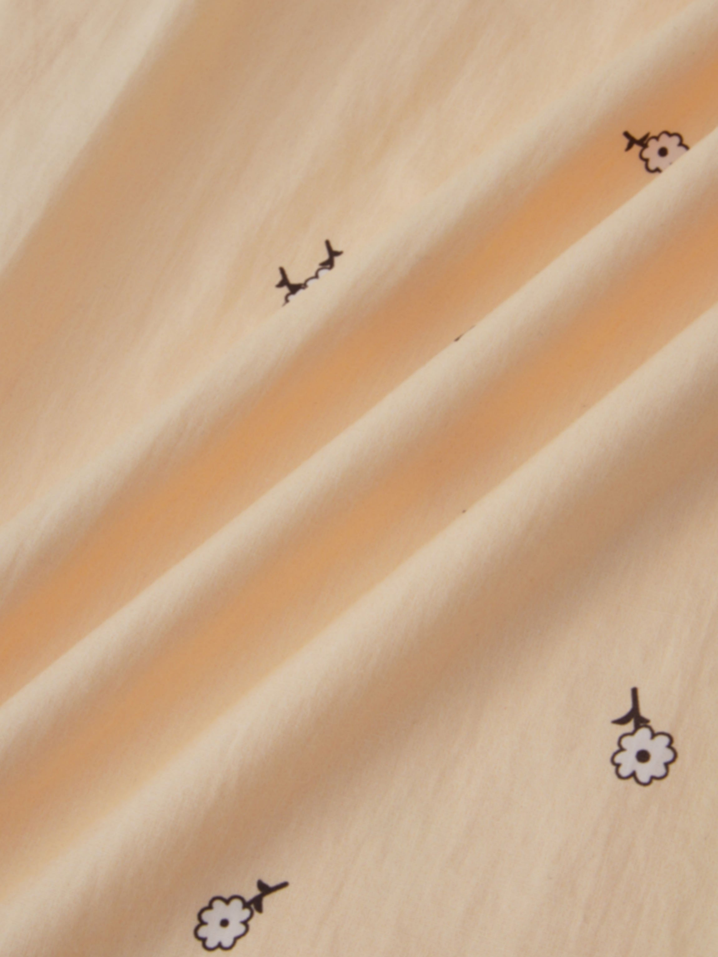 Ombre Flower Skirt-Peach